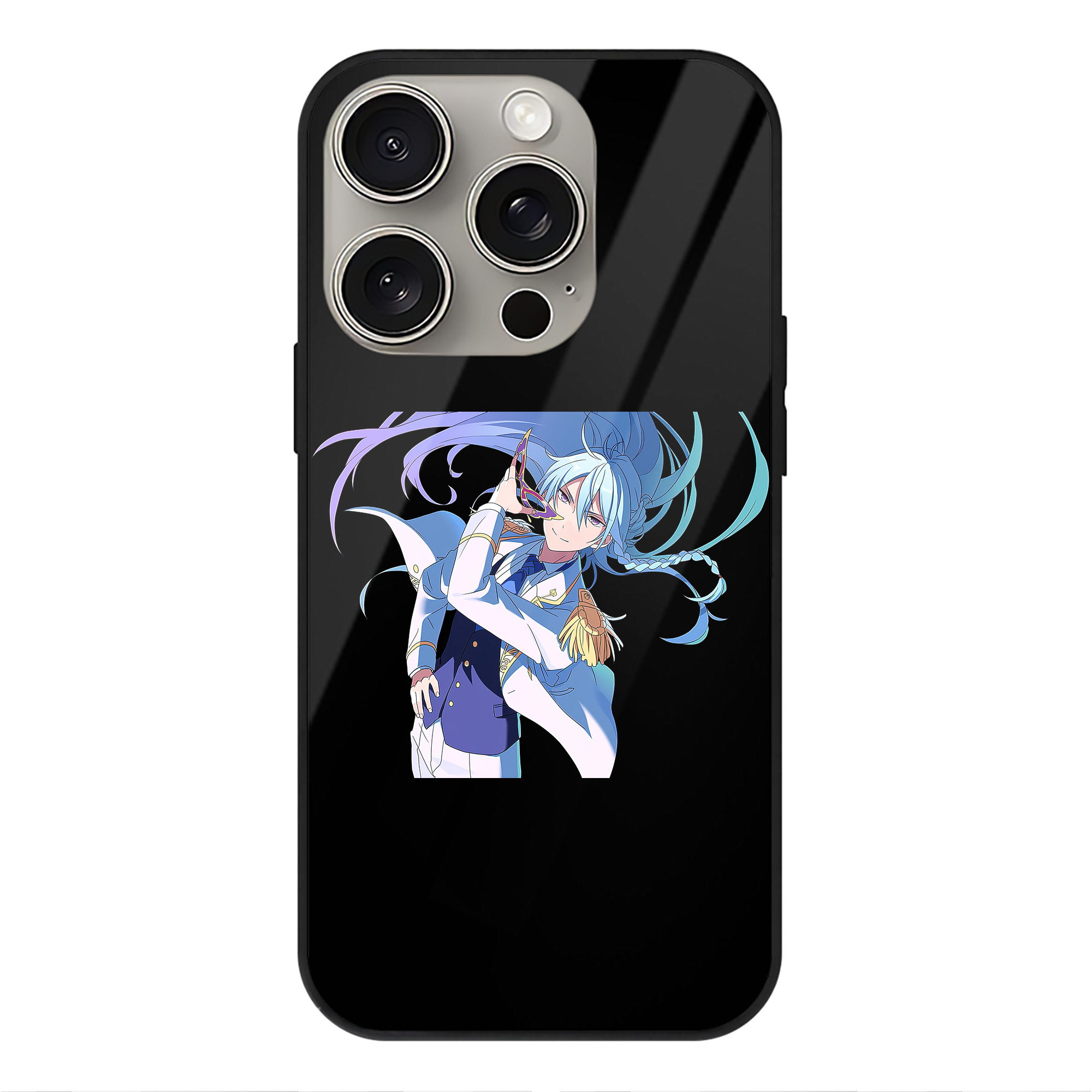 （画像用） あんさんぶるスターズ! Ensemble Stars 【iPhone15Pro対応】スマホケース 耐衝撃＆黄変防止 背面ガラス