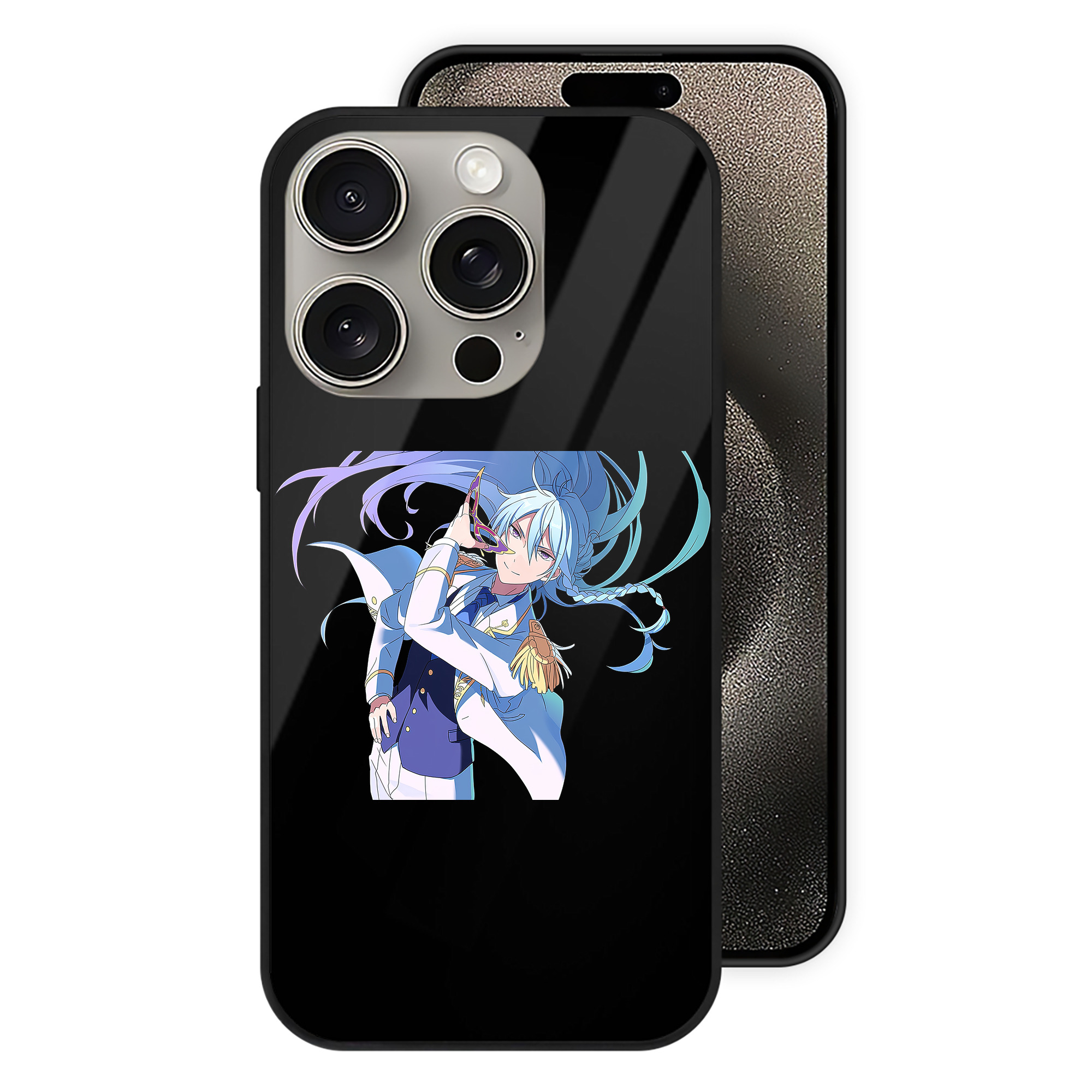 （画像用） あんさんぶるスターズ! Ensemble Stars 【iPhone15Pro対応】スマホケース 耐衝撃＆黄変防止 背面ガラス