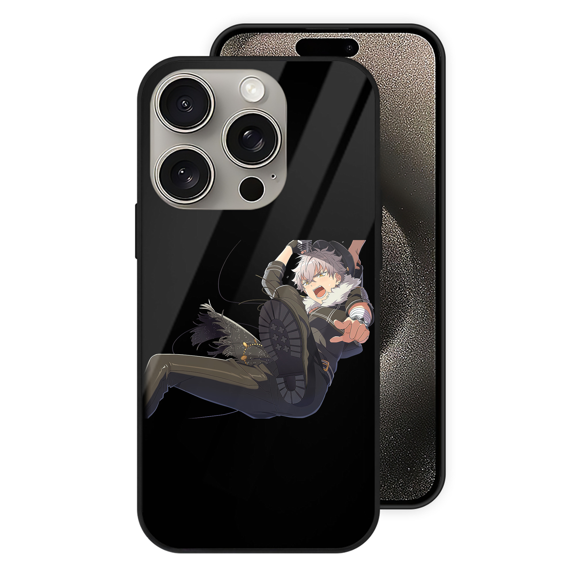 （画像用） あんさんぶるスターズ! Ensemble Stars 【iPhone15Pro対応】スマホケース 耐衝撃＆黄変防止 背面ガラス