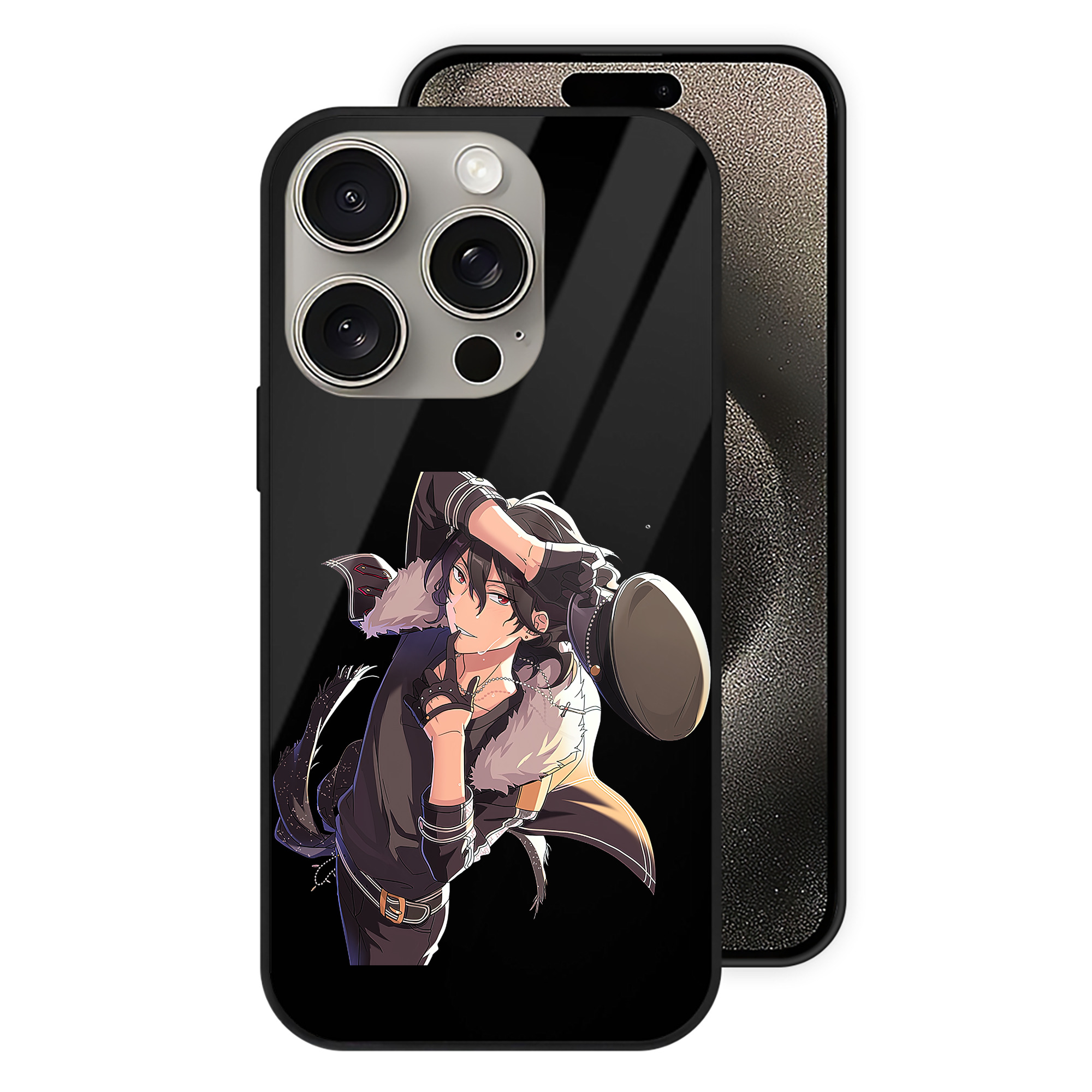 （画像用） あんさんぶるスターズ! Ensemble Stars 【iPhone15Pro対応】スマホケース 耐衝撃＆黄変防止 背面ガラス