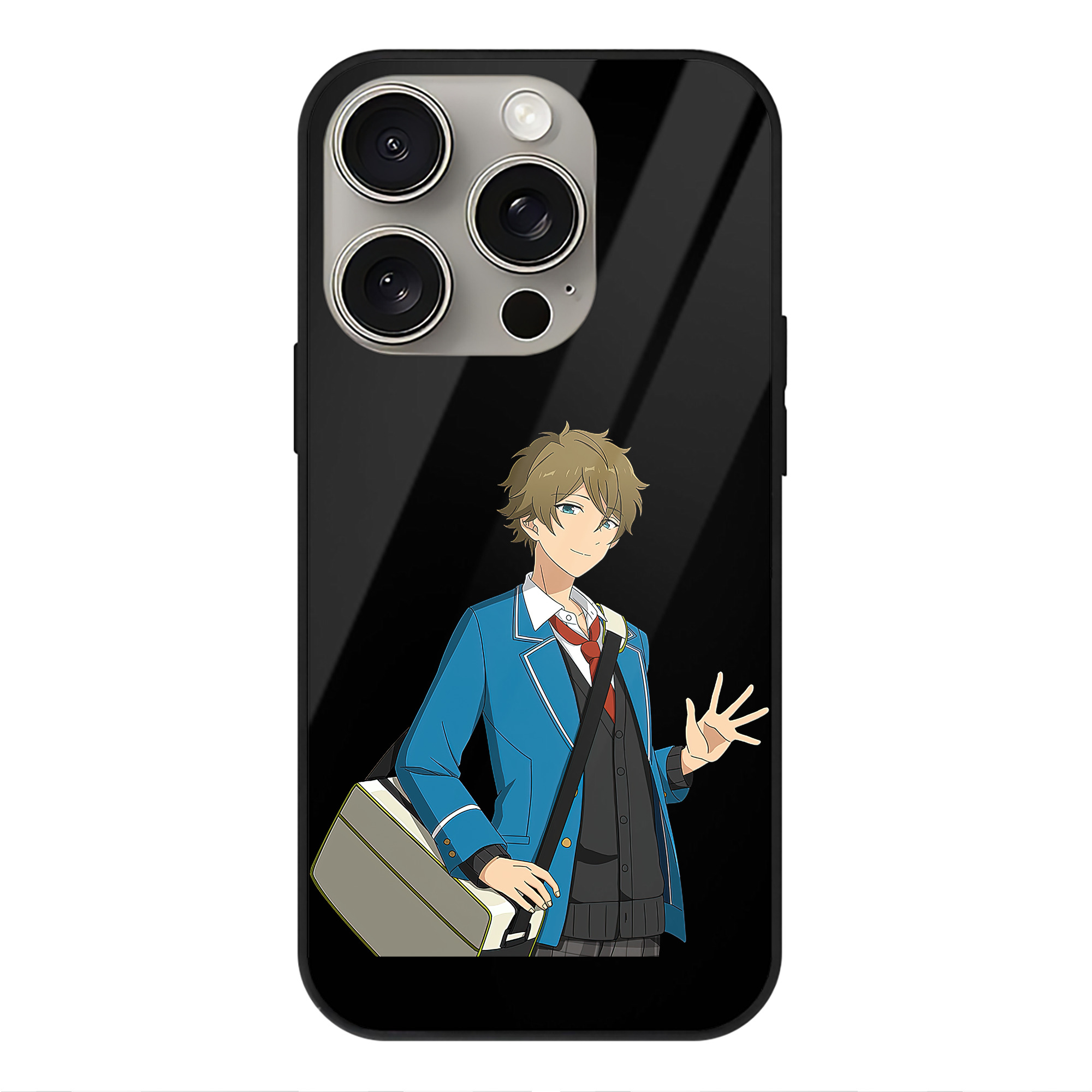 （画像用） あんさんぶるスターズ! Ensemble Stars 【iPhone15Pro対応】スマホケース 耐衝撃＆黄変防止 背面ガラス