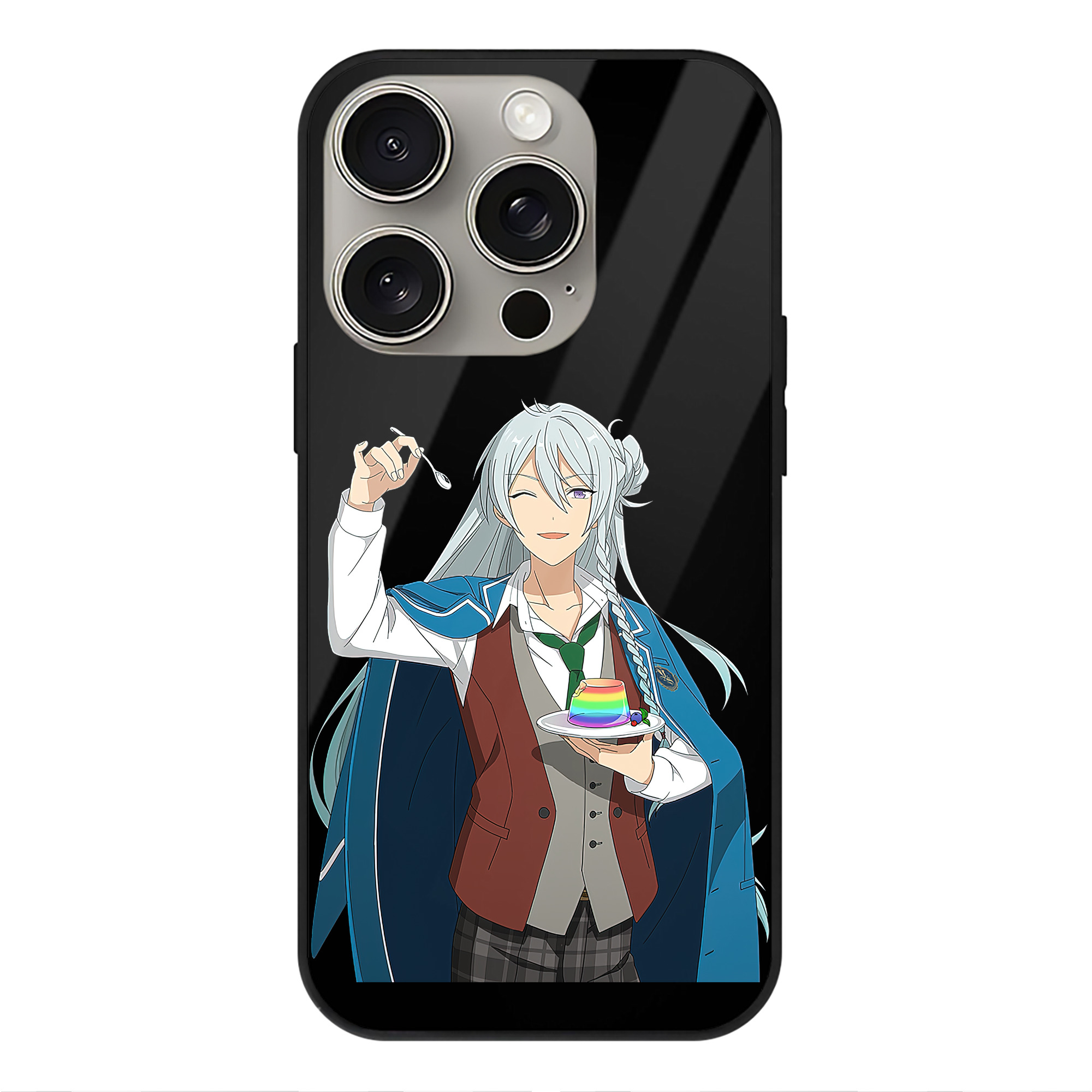 （画像用） あんさんぶるスターズ! Ensemble Stars 【iPhone15Pro対応】スマホケース 耐衝撃＆黄変防止 背面ガラス