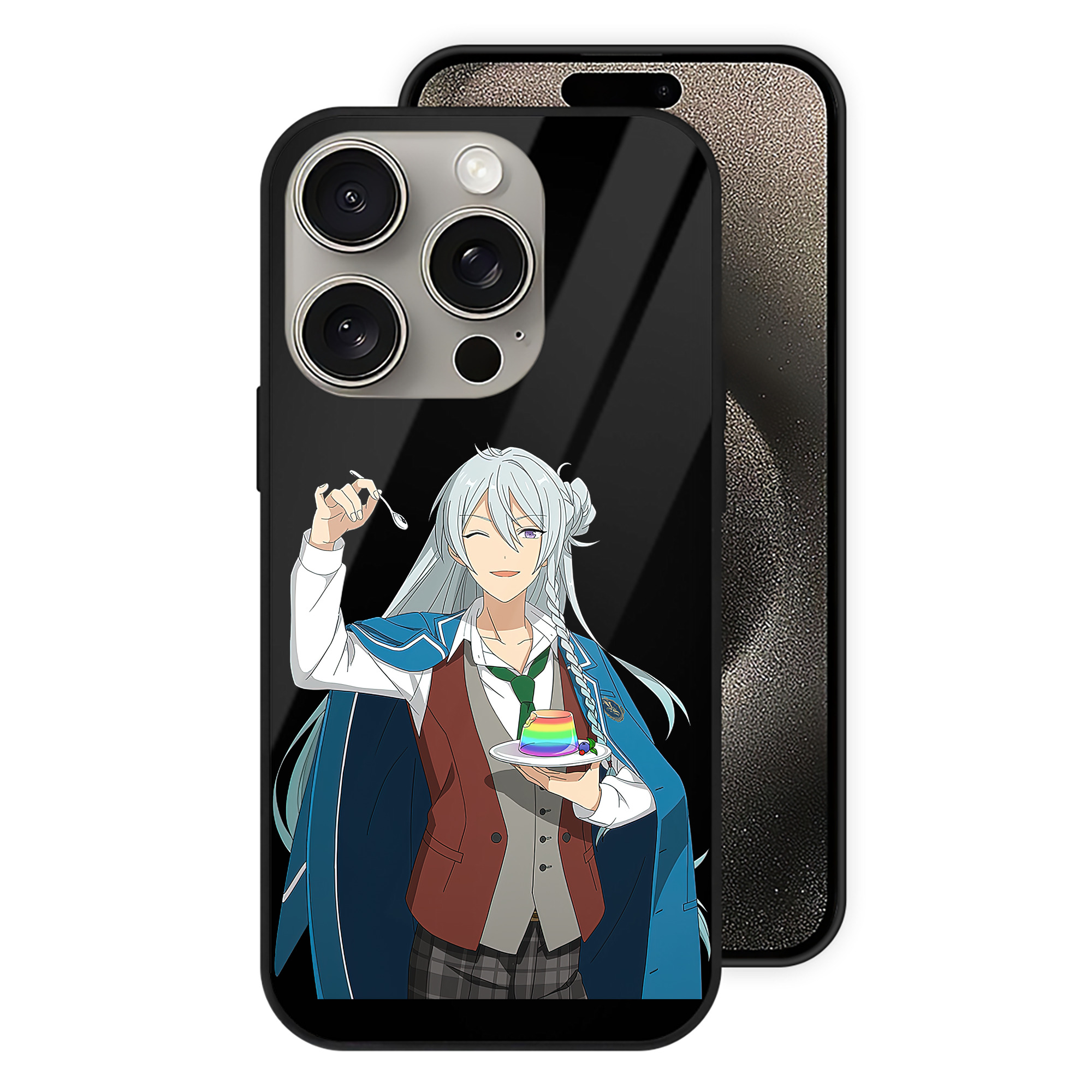 （画像用） あんさんぶるスターズ! Ensemble Stars 【iPhone15Pro対応】スマホケース 耐衝撃＆黄変防止 背面ガラス