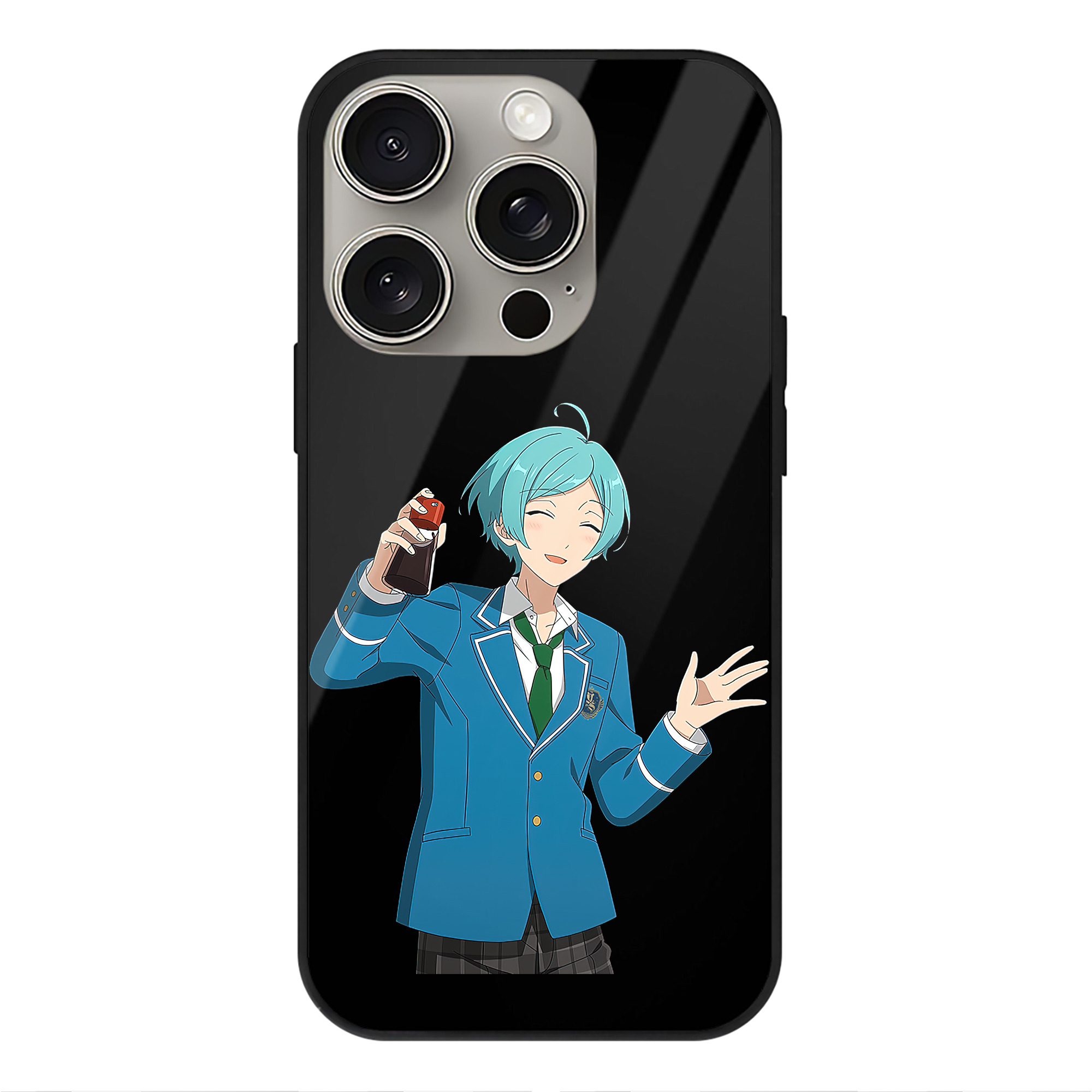 （画像用） あんさんぶるスターズ! Ensemble Stars 【iPhone15Pro対応】スマホケース 耐衝撃＆黄変防止 背面ガラス