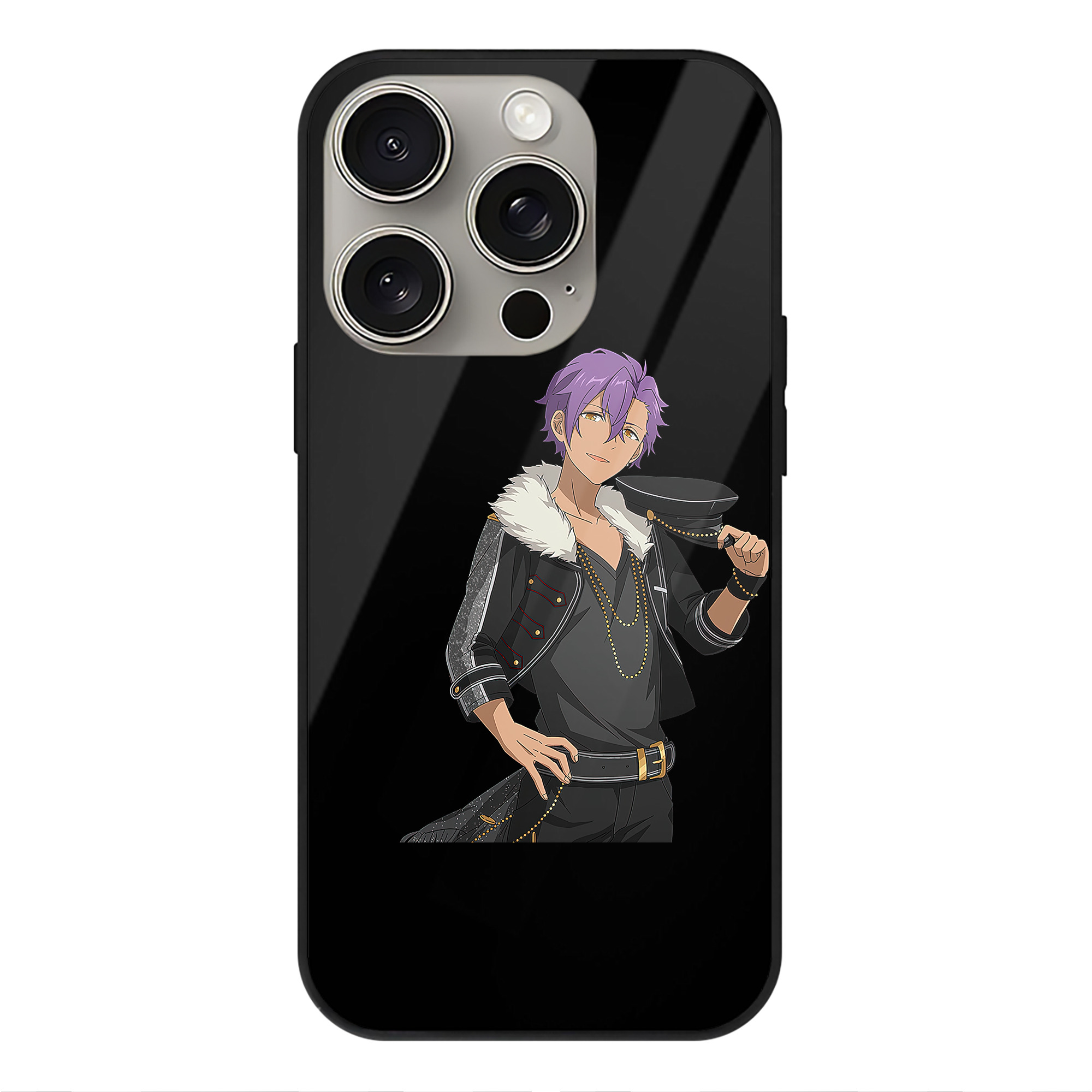 （画像用） あんさんぶるスターズ! Ensemble Stars 【iPhone15Pro対応】スマホケース 耐衝撃＆黄変防止 背面ガラス