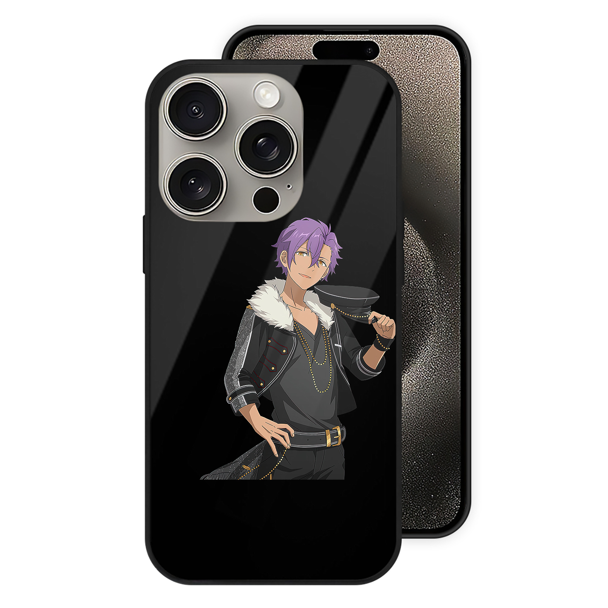 （画像用） あんさんぶるスターズ! Ensemble Stars 【iPhone15Pro対応】スマホケース 耐衝撃＆黄変防止 背面ガラス