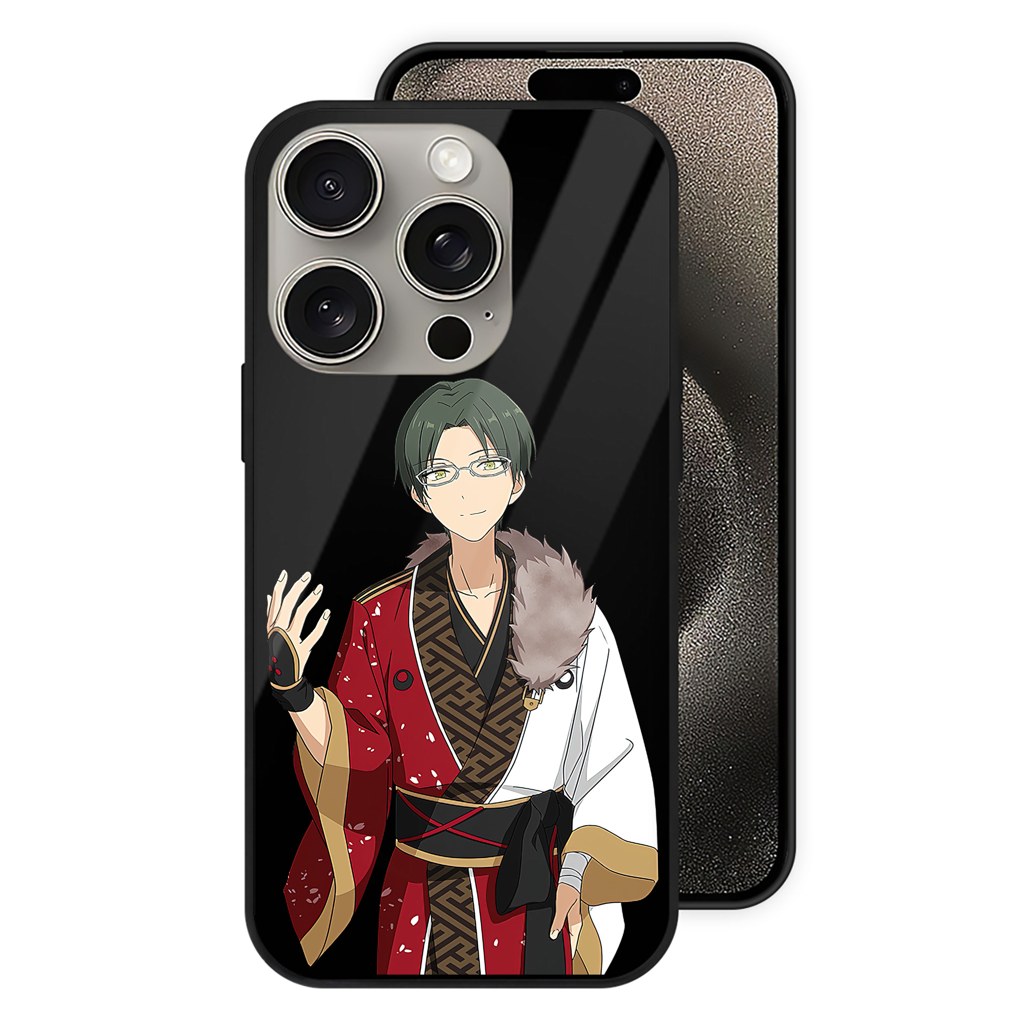 （画像用） あんさんぶるスターズ! Ensemble Stars 【iPhone15Pro対応】スマホケース 耐衝撃＆黄変防止 背面ガラス