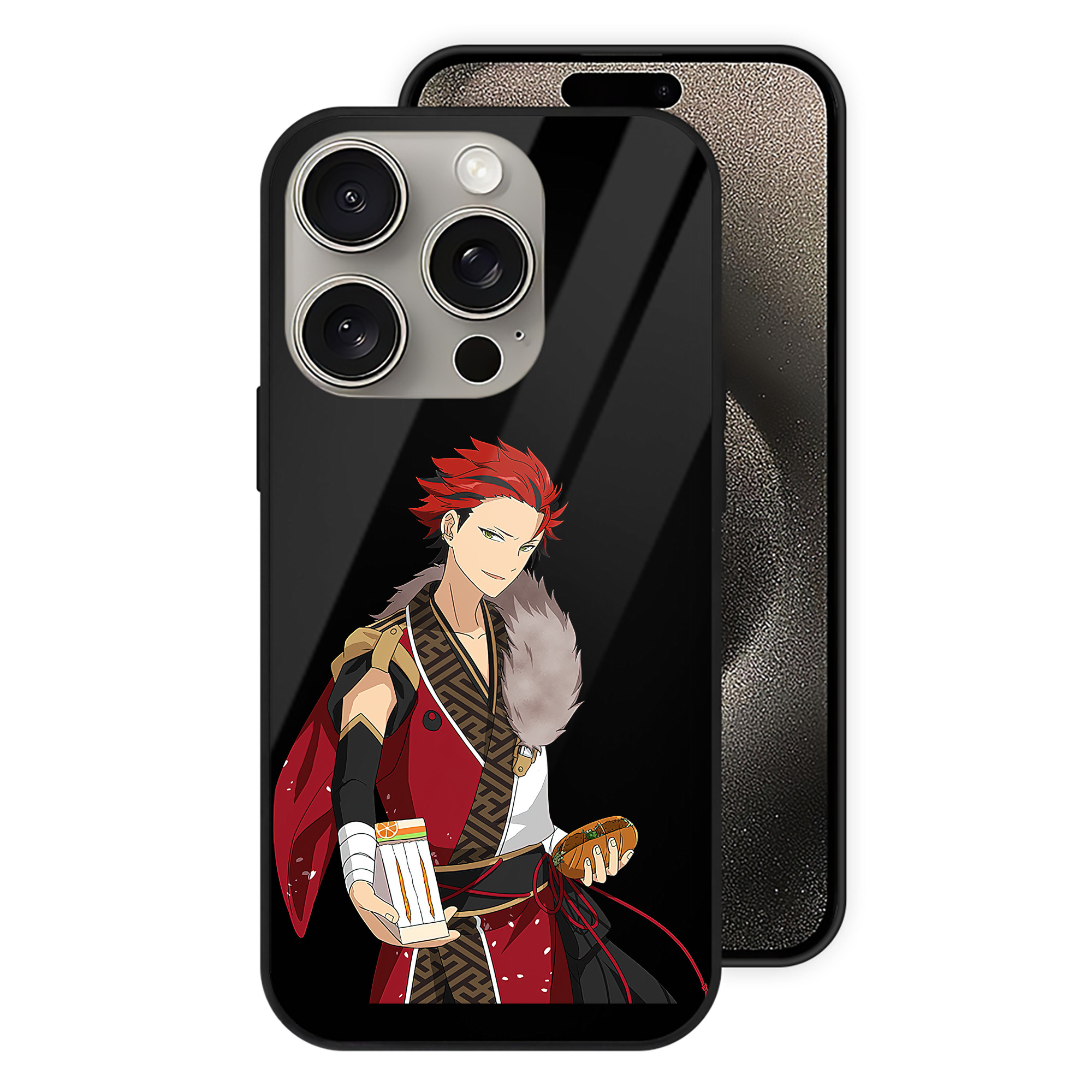 （画像用） あんさんぶるスターズ! Ensemble Stars 【iPhone15Pro対応】スマホケース 耐衝撃＆黄変防止 背面ガラス