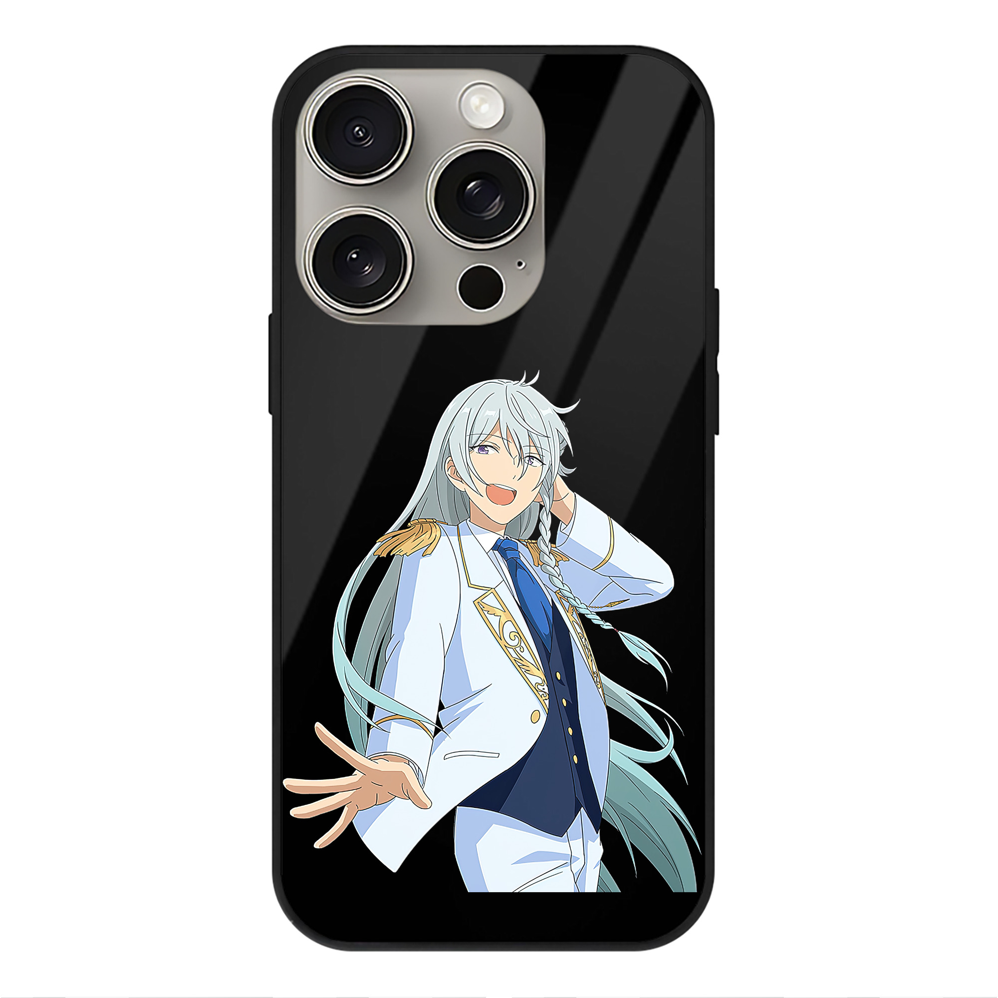 （画像用） あんさんぶるスターズ! Ensemble Stars 【iPhone15Pro対応】スマホケース 耐衝撃＆黄変防止 背面ガラス