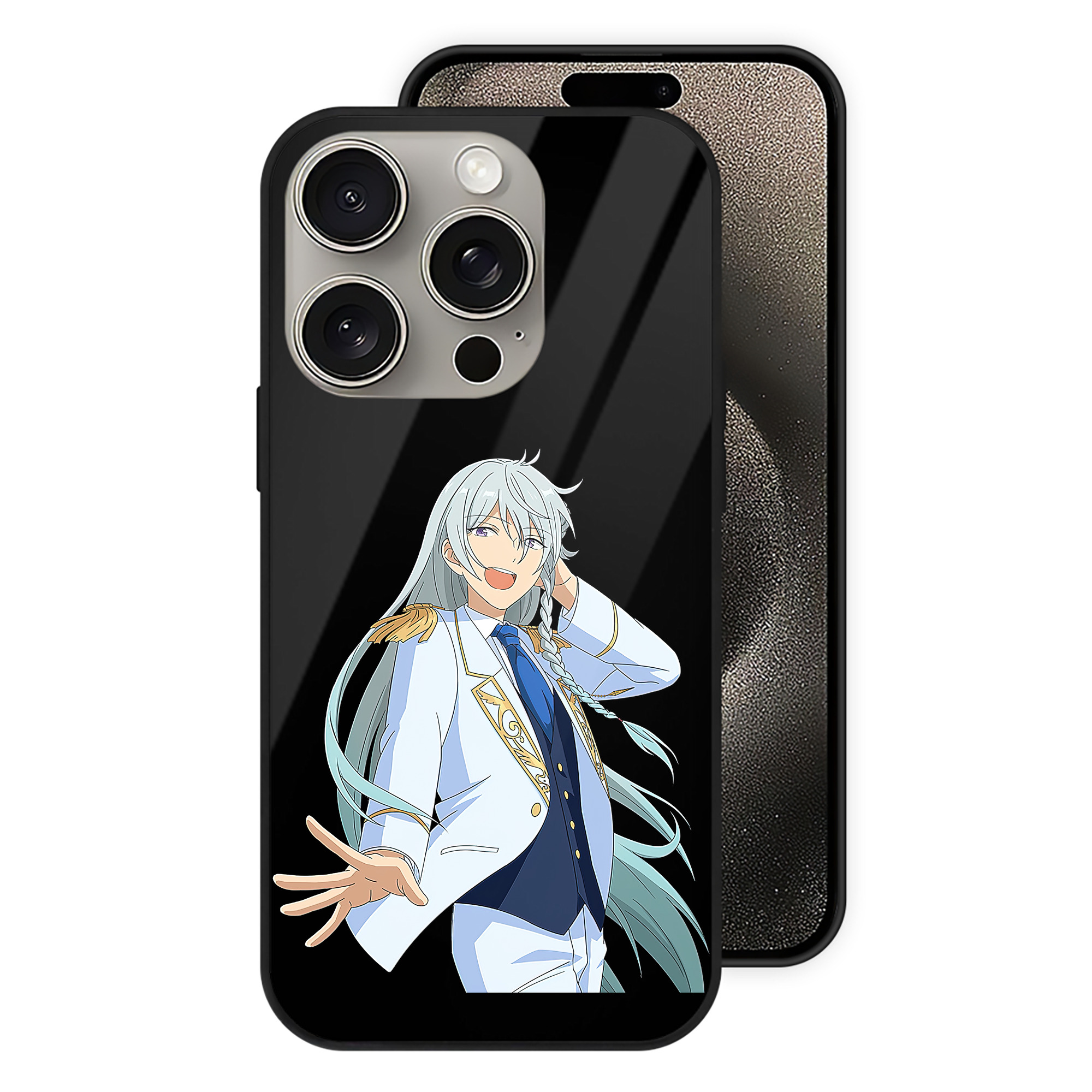 （画像用） あんさんぶるスターズ! Ensemble Stars 【iPhone15Pro対応】スマホケース 耐衝撃＆黄変防止 背面ガラス