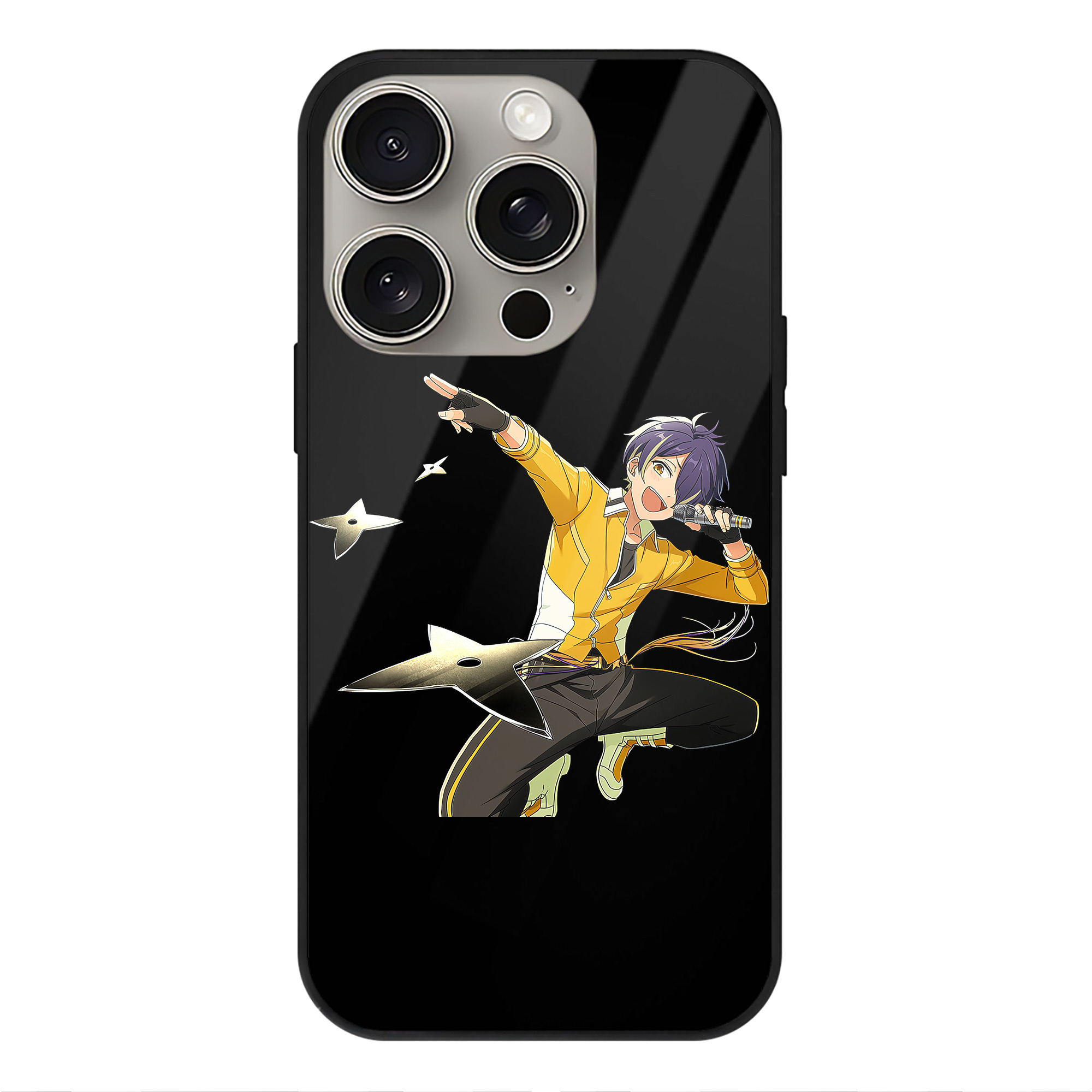 （画像用） あんさんぶるスターズ! Ensemble Stars 【iPhone15Pro対応】スマホケース 耐衝撃＆黄変防止 背面ガラス