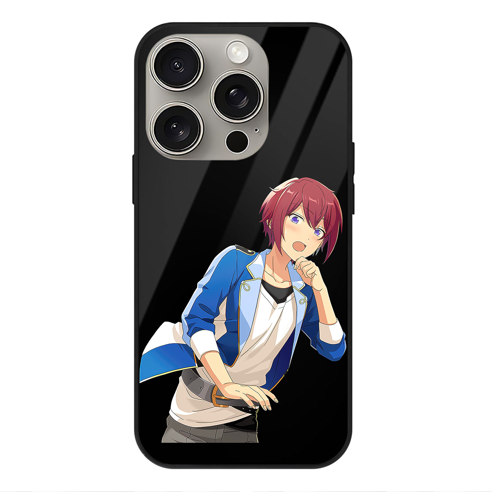 （画像用） あんさんぶるスターズ! Ensemble Stars 【iPhone15Pro対応】スマホケース 耐衝撃＆黄変防止 背面ガラス