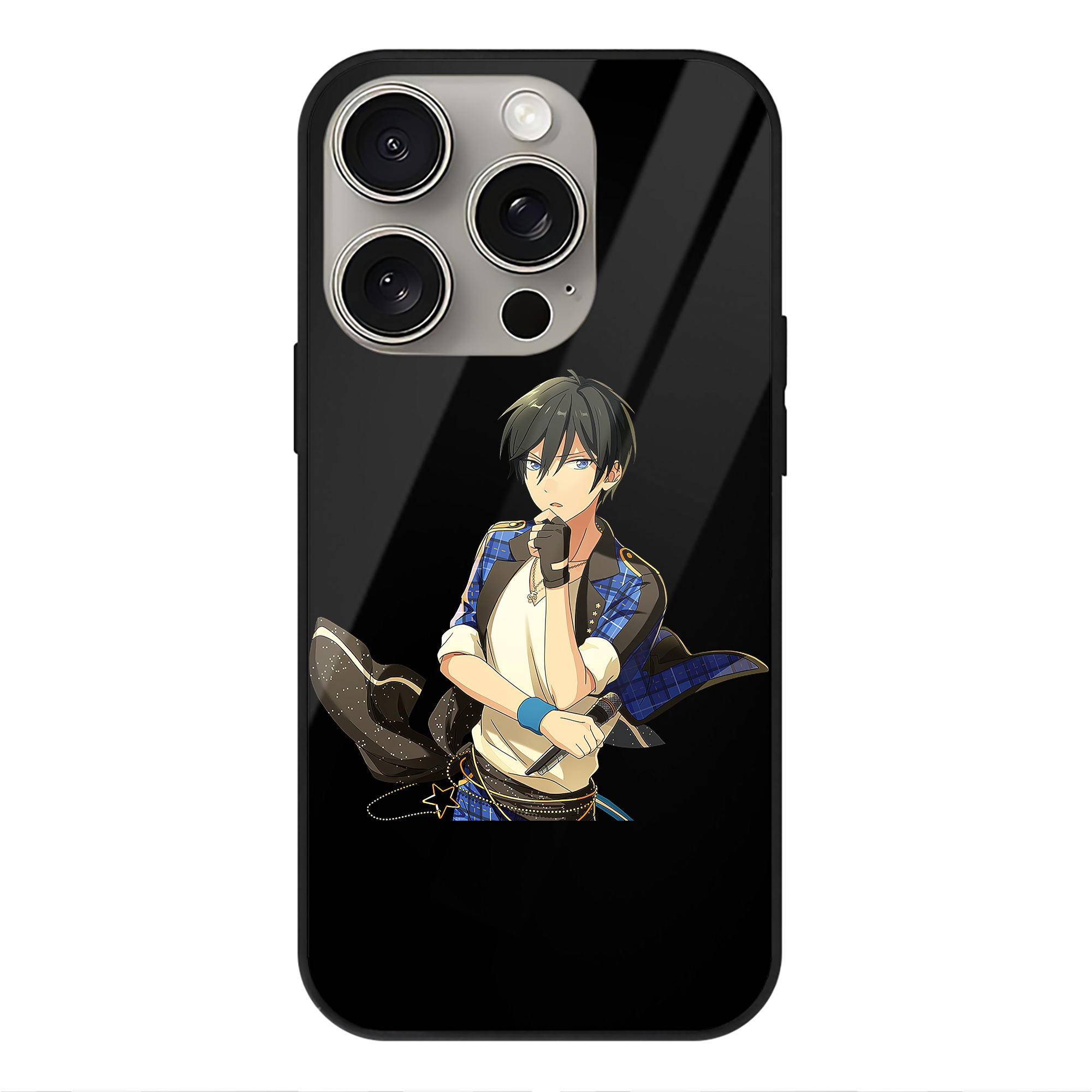 （画像用） あんさんぶるスターズ! Ensemble Stars 【iPhone15Pro対応】スマホケース 耐衝撃＆黄変防止 背面ガラス