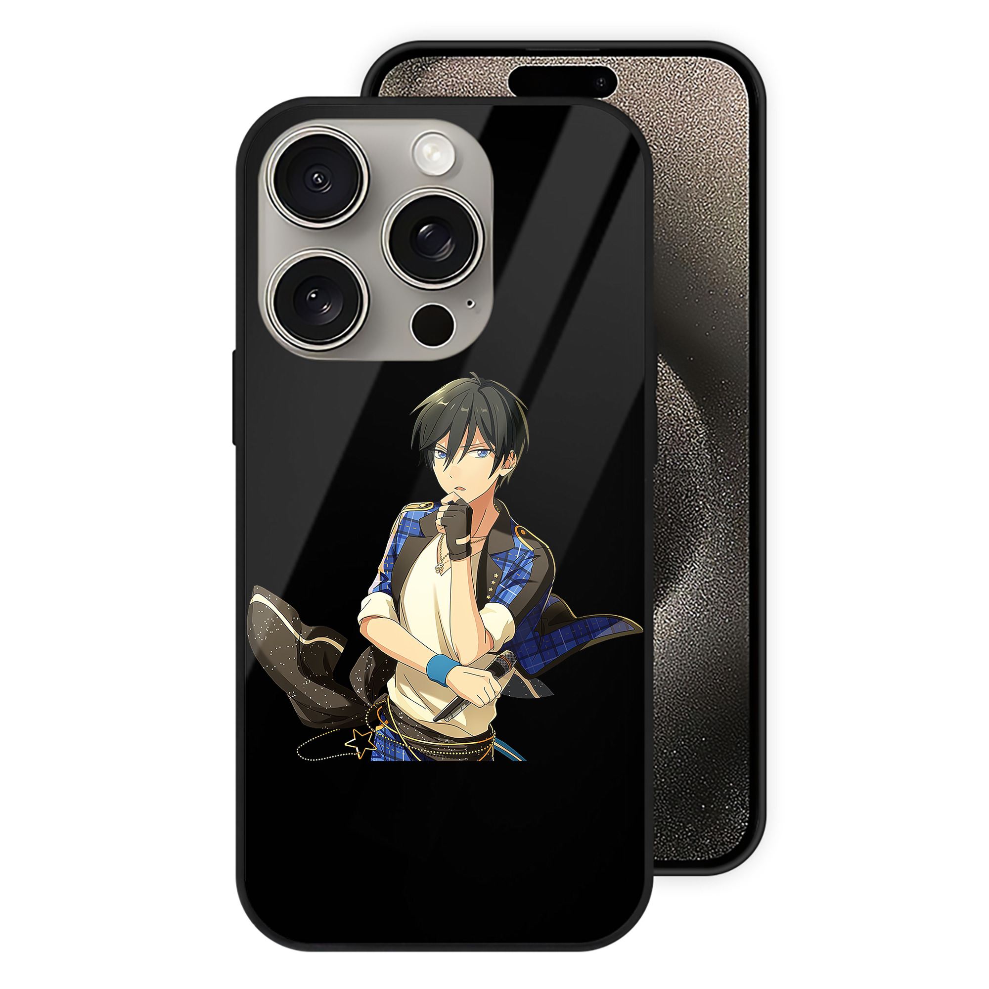 （画像用） あんさんぶるスターズ! Ensemble Stars 【iPhone15Pro対応】スマホケース 耐衝撃＆黄変防止 背面ガラス