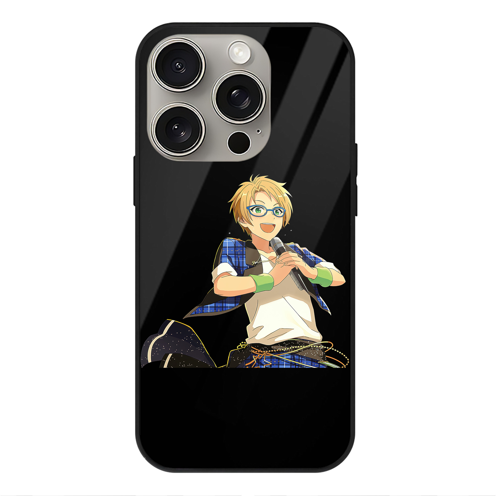 （画像用） あんさんぶるスターズ! Ensemble Stars 【iPhone15Pro対応】スマホケース 耐衝撃＆黄変防止 背面ガラス