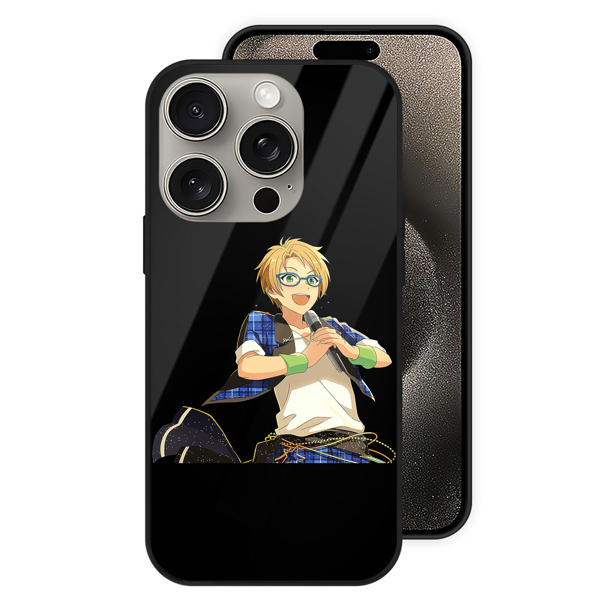 （画像用） あんさんぶるスターズ! Ensemble Stars 【iPhone15Pro対応】スマホケース 耐衝撃＆黄変防止 背面ガラス