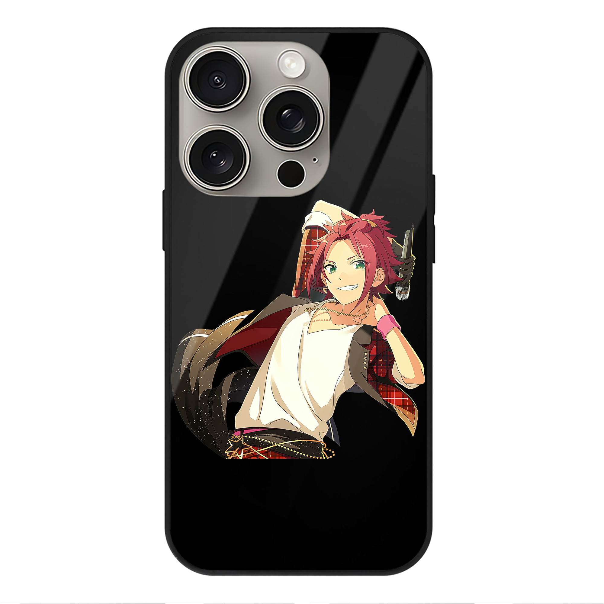 （画像用） あんさんぶるスターズ! Ensemble Stars 【iPhone15Pro対応】スマホケース 耐衝撃＆黄変防止 背面ガラス