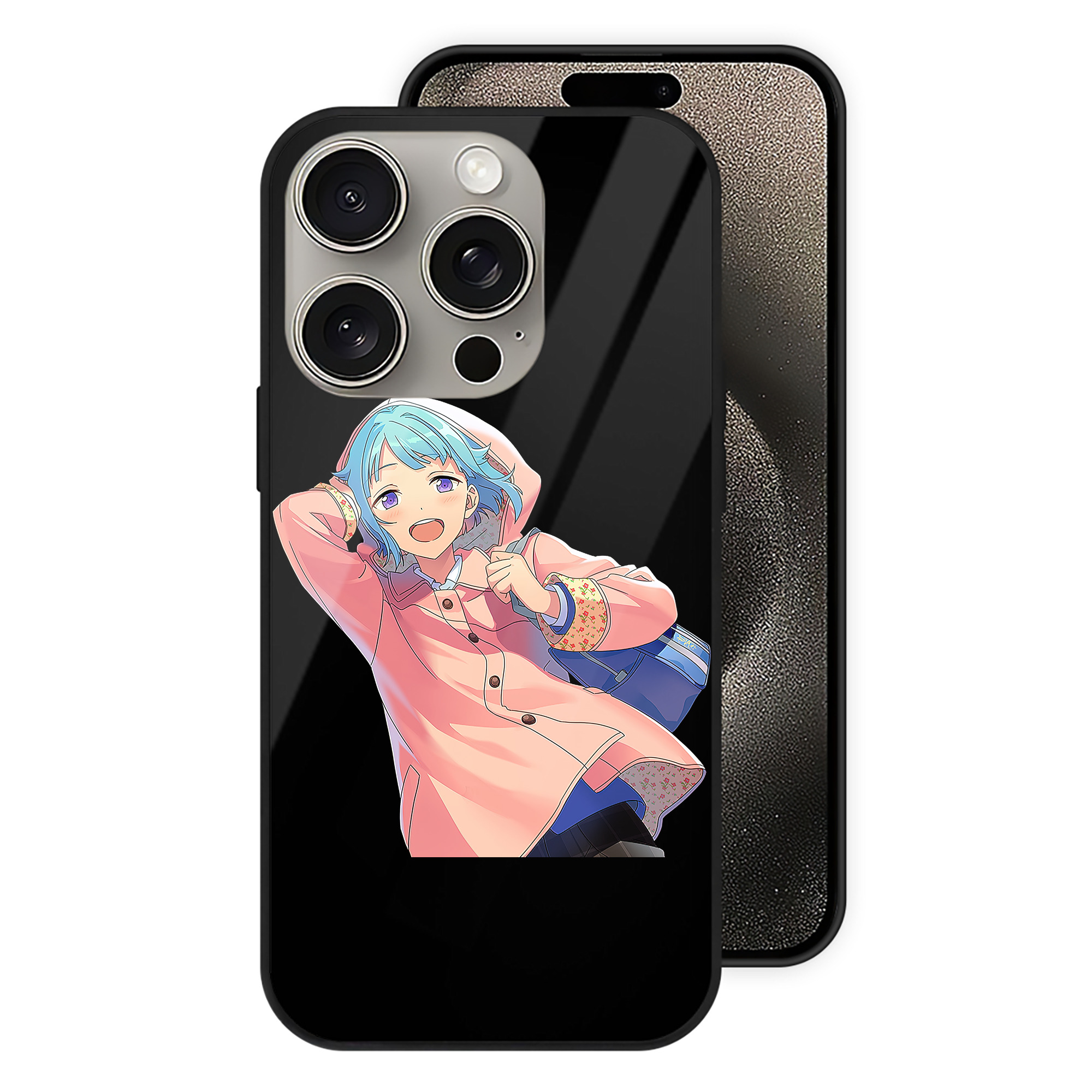 （画像用） あんさんぶるスターズ! Ensemble Stars 【iPhone15Pro対応】スマホケース 耐衝撃＆黄変防止 背面ガラス