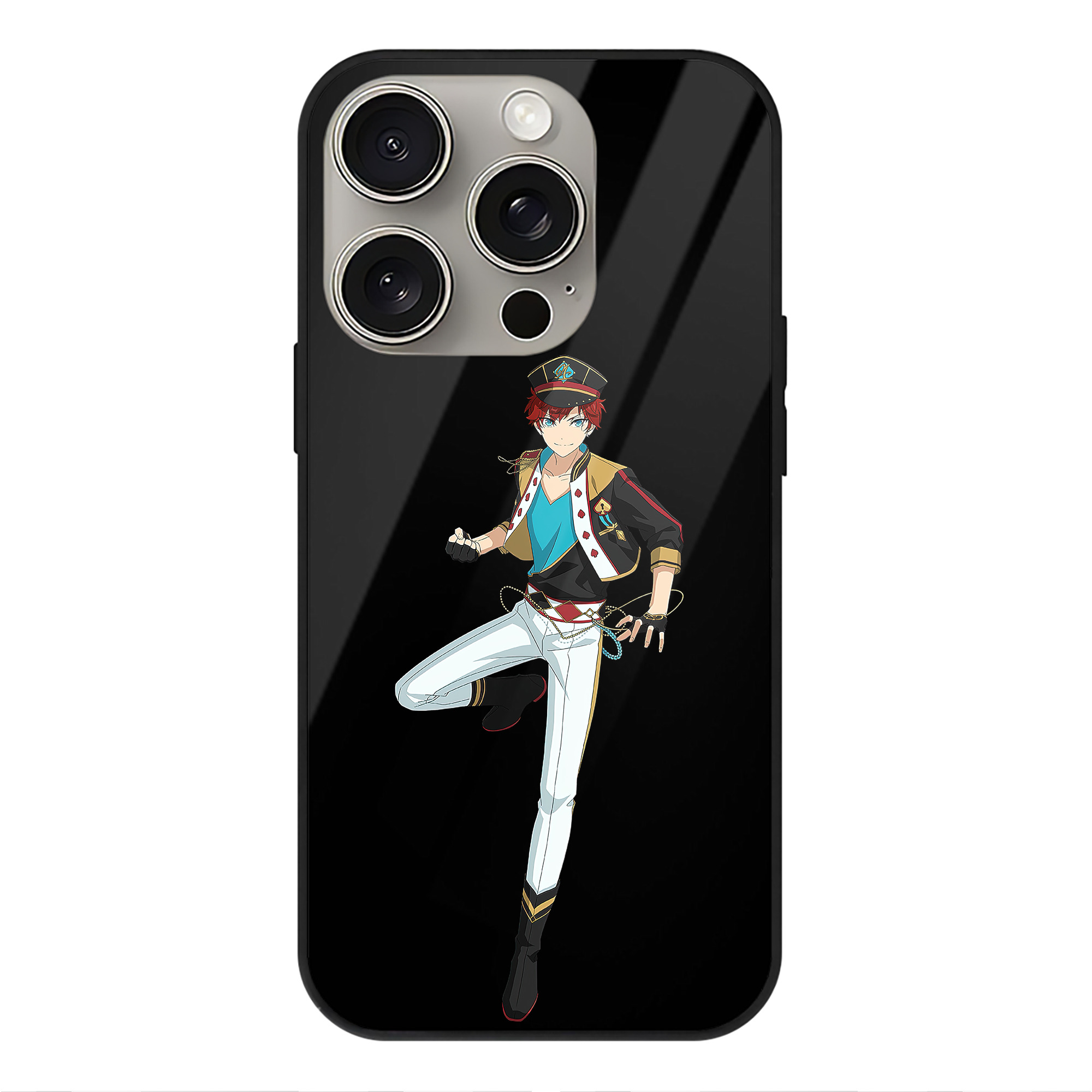 （画像用） あんさんぶるスターズ! Ensemble Stars 【iPhone15Pro対応】スマホケース 耐衝撃＆黄変防止 背面ガラス