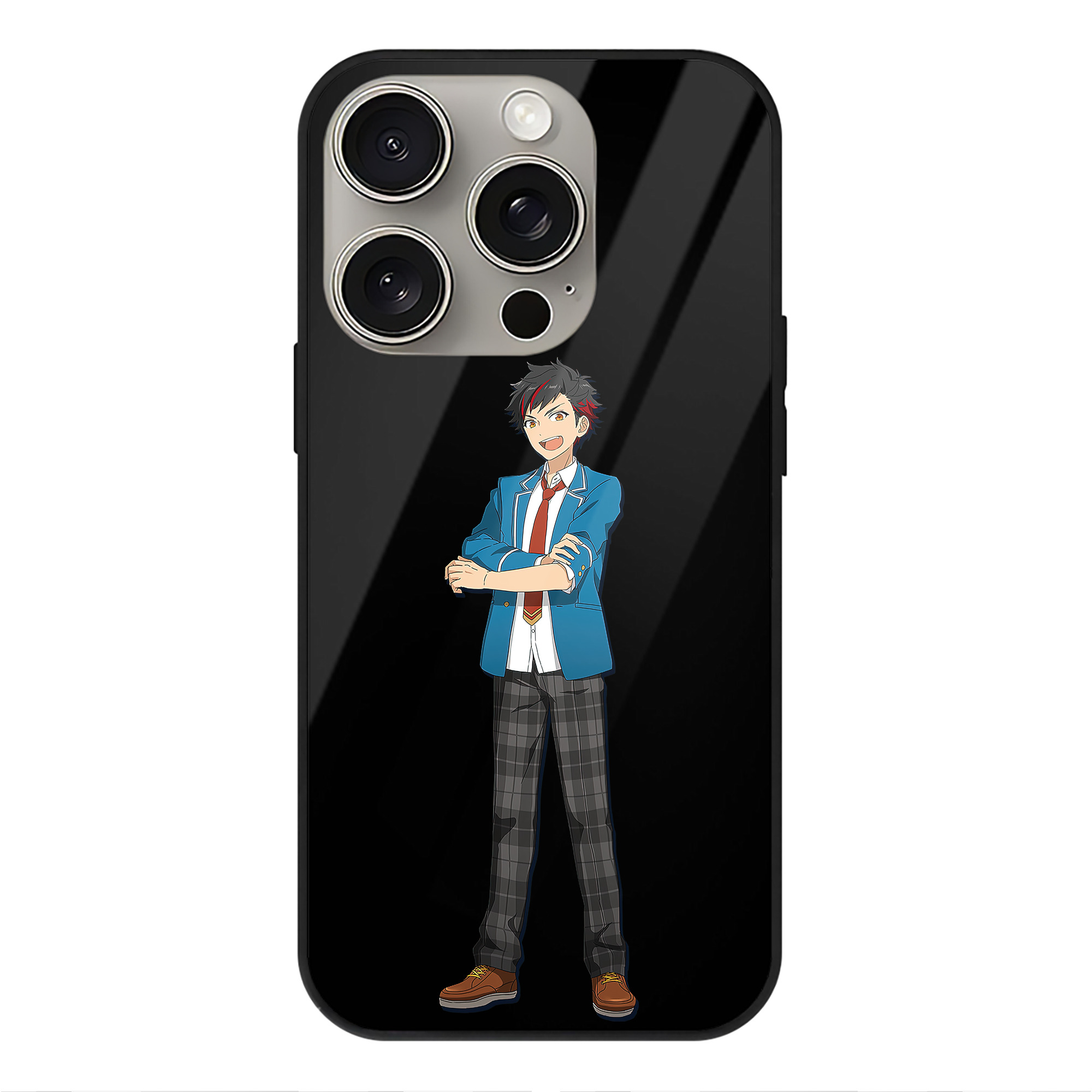 （画像用） あんさんぶるスターズ! Ensemble Stars 【iPhone15Pro対応】スマホケース 耐衝撃＆黄変防止 背面ガラス