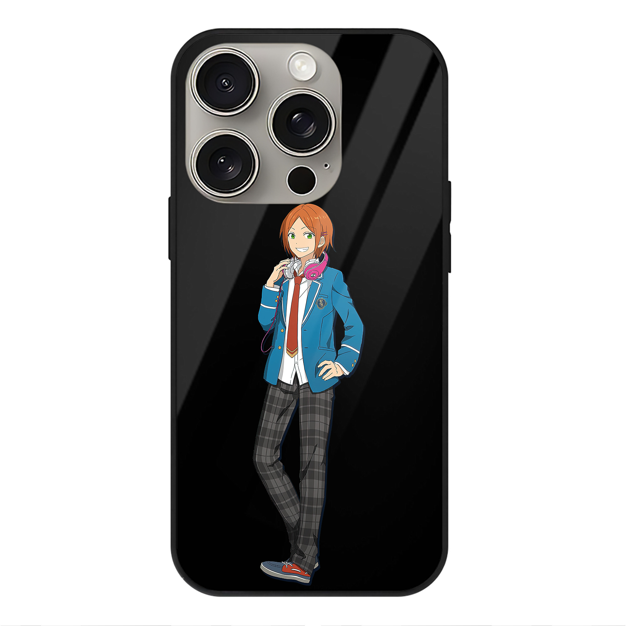 （画像用） あんさんぶるスターズ! Ensemble Stars 【iPhone15Pro対応】スマホケース 耐衝撃＆黄変防止 背面ガラス