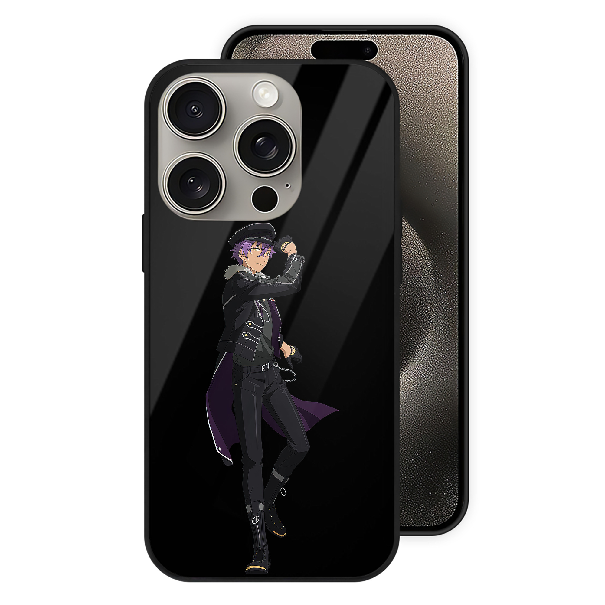 （画像用） あんさんぶるスターズ! Ensemble Stars 【iPhone15Pro対応】スマホケース 耐衝撃＆黄変防止 背面ガラス
