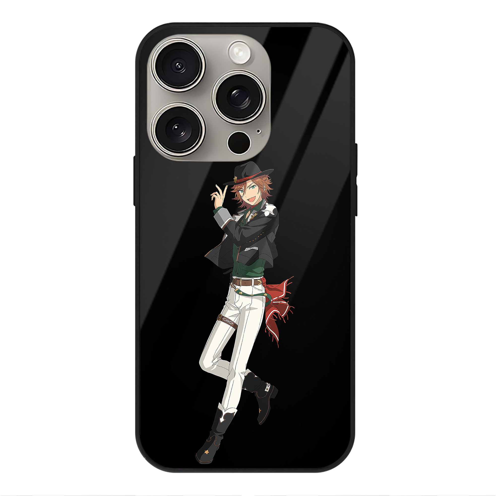 （画像用） あんさんぶるスターズ! Ensemble Stars 【iPhone15Pro対応】スマホケース 耐衝撃＆黄変防止 背面ガラス