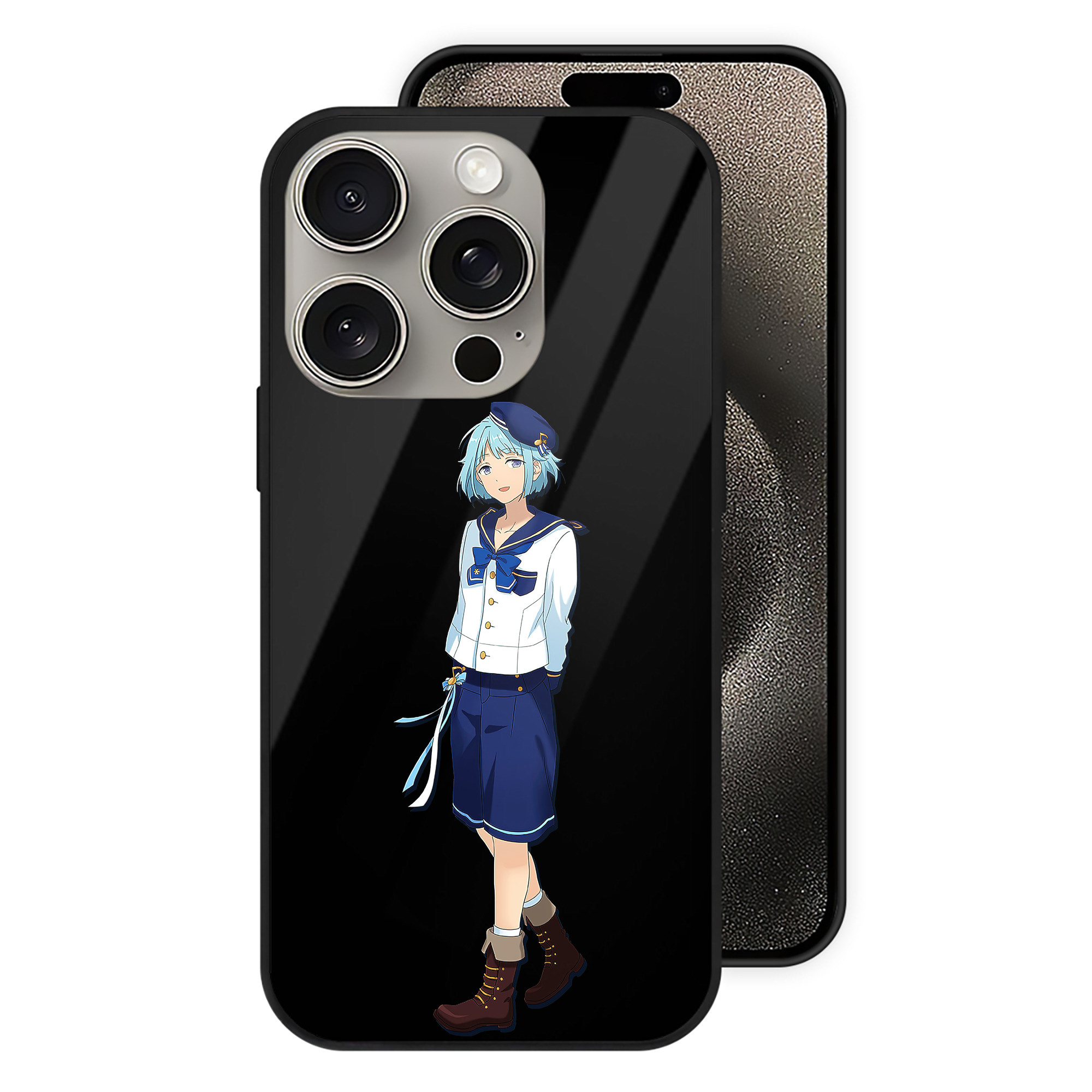 （画像用） あんさんぶるスターズ! Ensemble Stars 【iPhone15Pro対応】スマホケース 耐衝撃＆黄変防止 背面ガラス