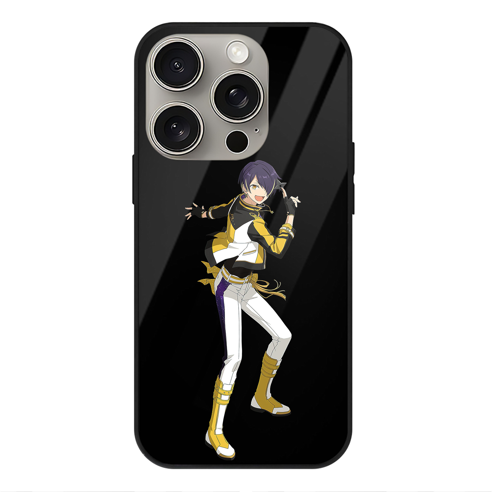 （画像用） あんさんぶるスターズ! Ensemble Stars 【iPhone15Pro対応】スマホケース 耐衝撃＆黄変防止 背面ガラス