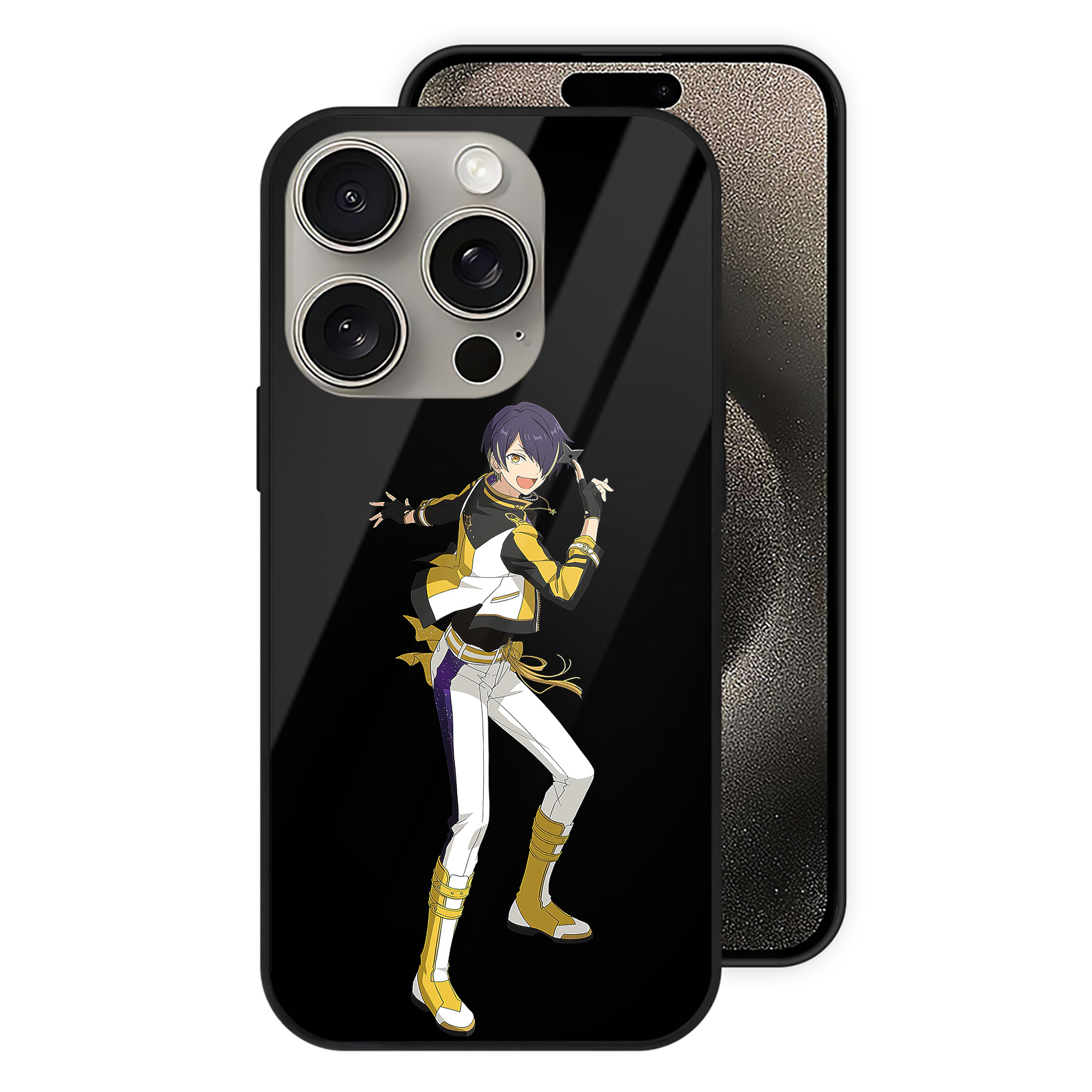 （画像用） あんさんぶるスターズ! Ensemble Stars 【iPhone15Pro対応】スマホケース 耐衝撃＆黄変防止 背面ガラス