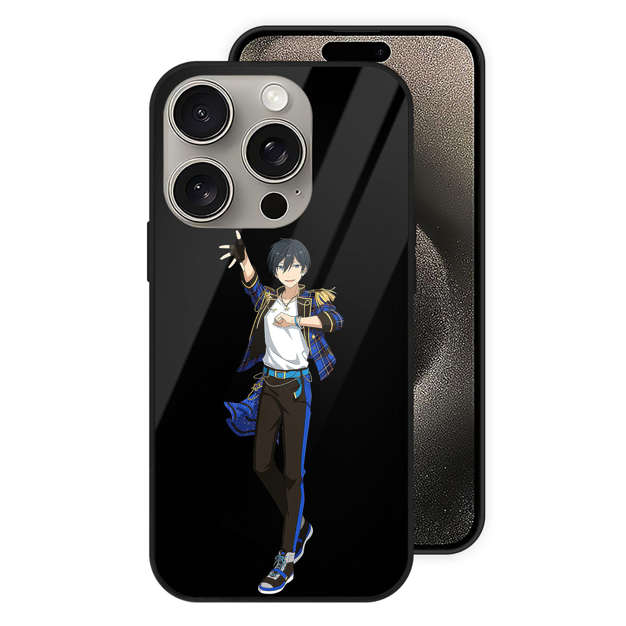 （画像用） あんさんぶるスターズ! Ensemble Stars 【iPhone15Pro対応】スマホケース 耐衝撃＆黄変防止 背面ガラス