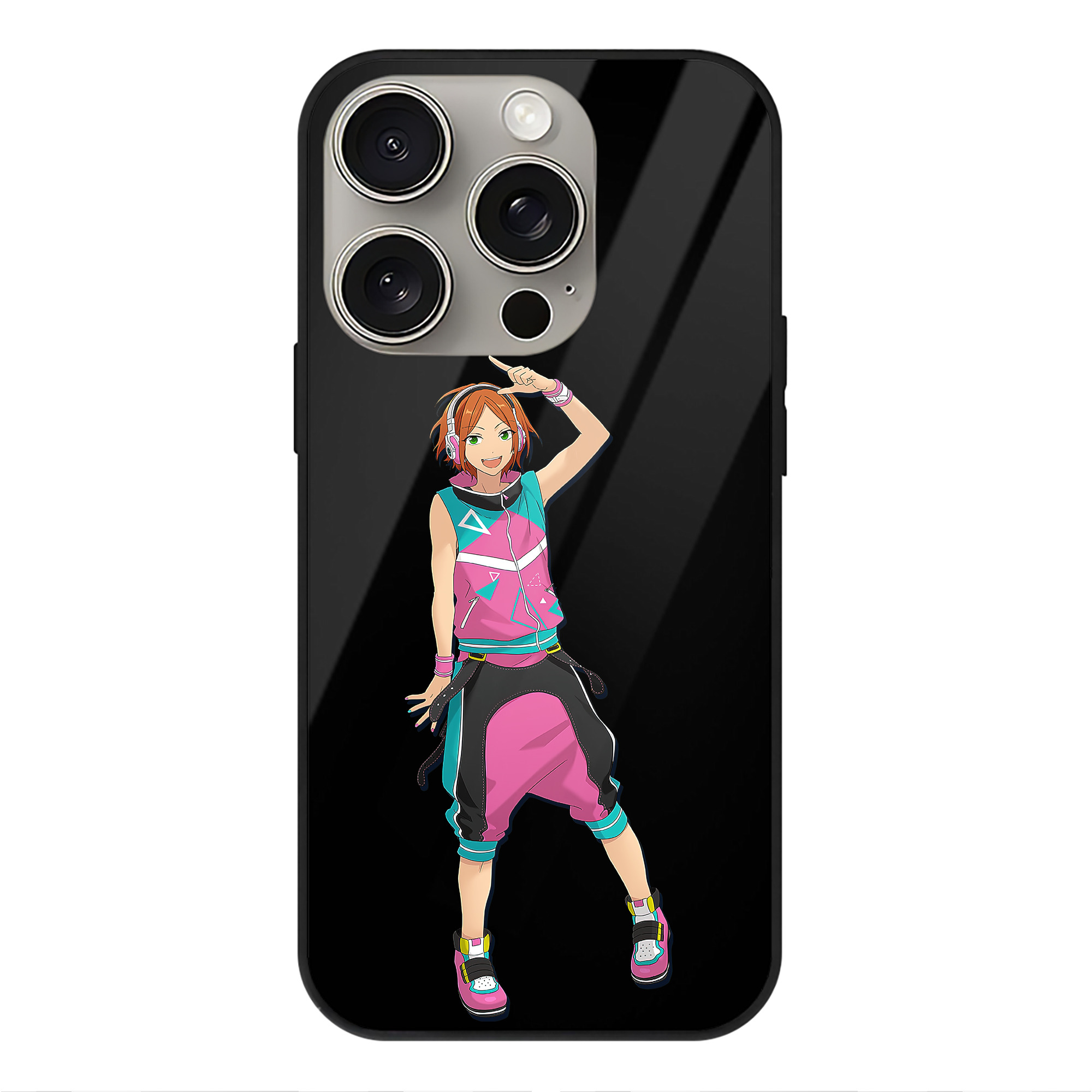 （画像用） あんさんぶるスターズ! Ensemble Stars 【iPhone15Pro対応】スマホケース 耐衝撃＆黄変防止 背面ガラス