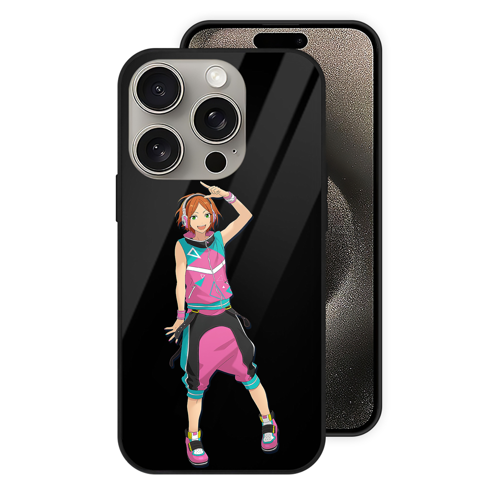 （画像用） あんさんぶるスターズ! Ensemble Stars 【iPhone15Pro対応】スマホケース 耐衝撃＆黄変防止 背面ガラス