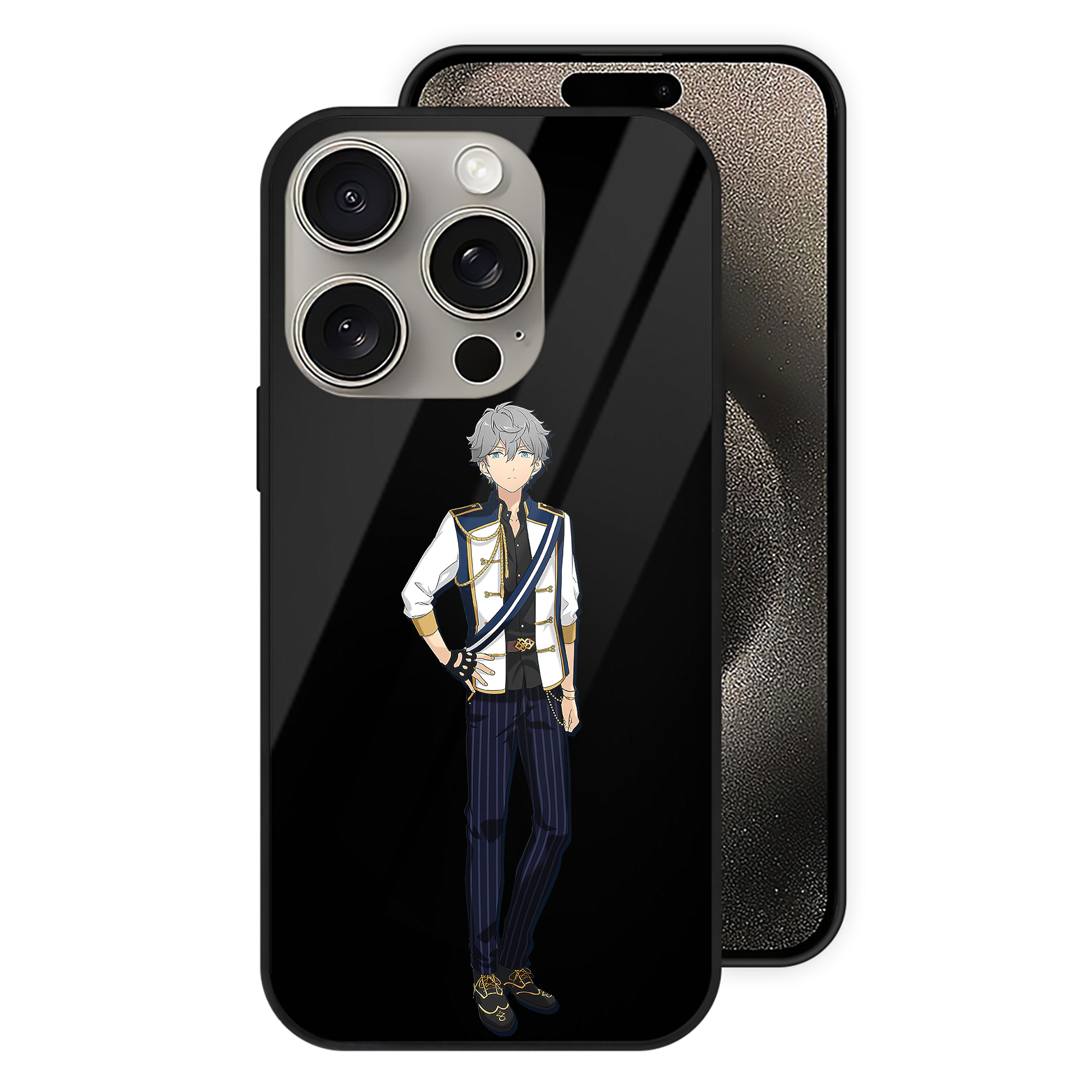 （画像用） あんさんぶるスターズ! Ensemble Stars 【iPhone15Pro対応】スマホケース 耐衝撃＆黄変防止 背面ガラス