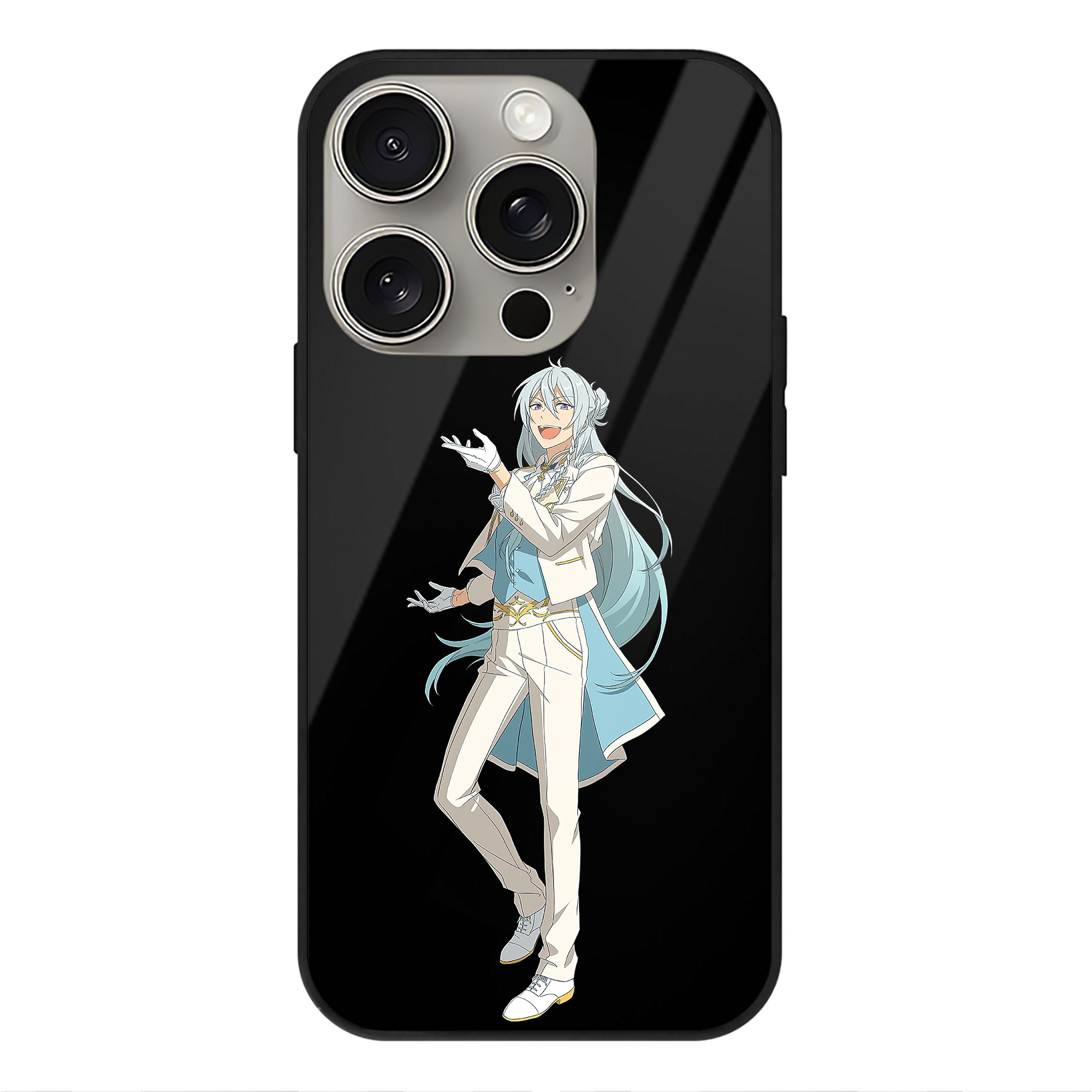 （画像用） あんさんぶるスターズ! Ensemble Stars 【iPhone15Pro対応】スマホケース 耐衝撃＆黄変防止 背面ガラス