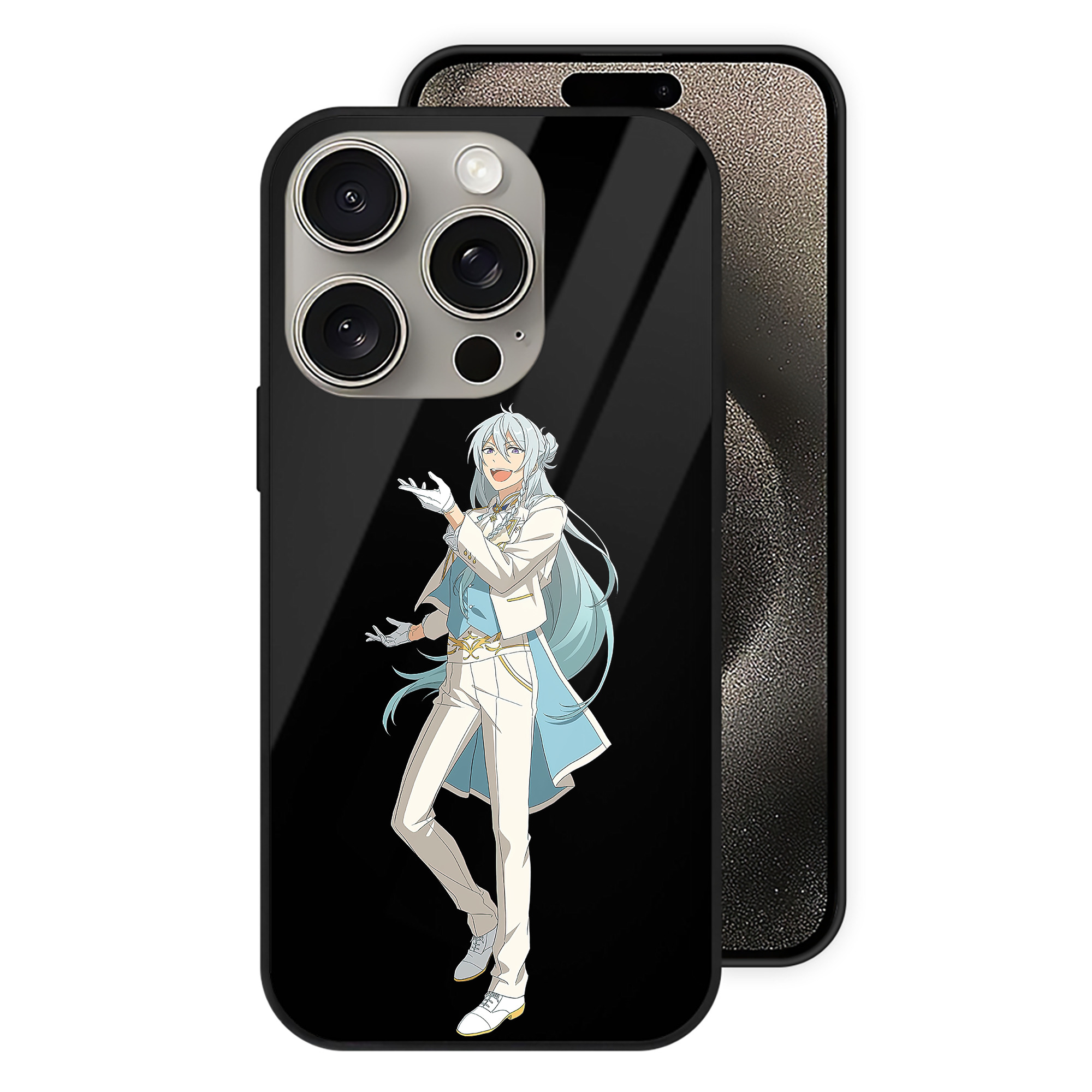 （画像用） あんさんぶるスターズ! Ensemble Stars 【iPhone15Pro対応】スマホケース 耐衝撃＆黄変防止 背面ガラス