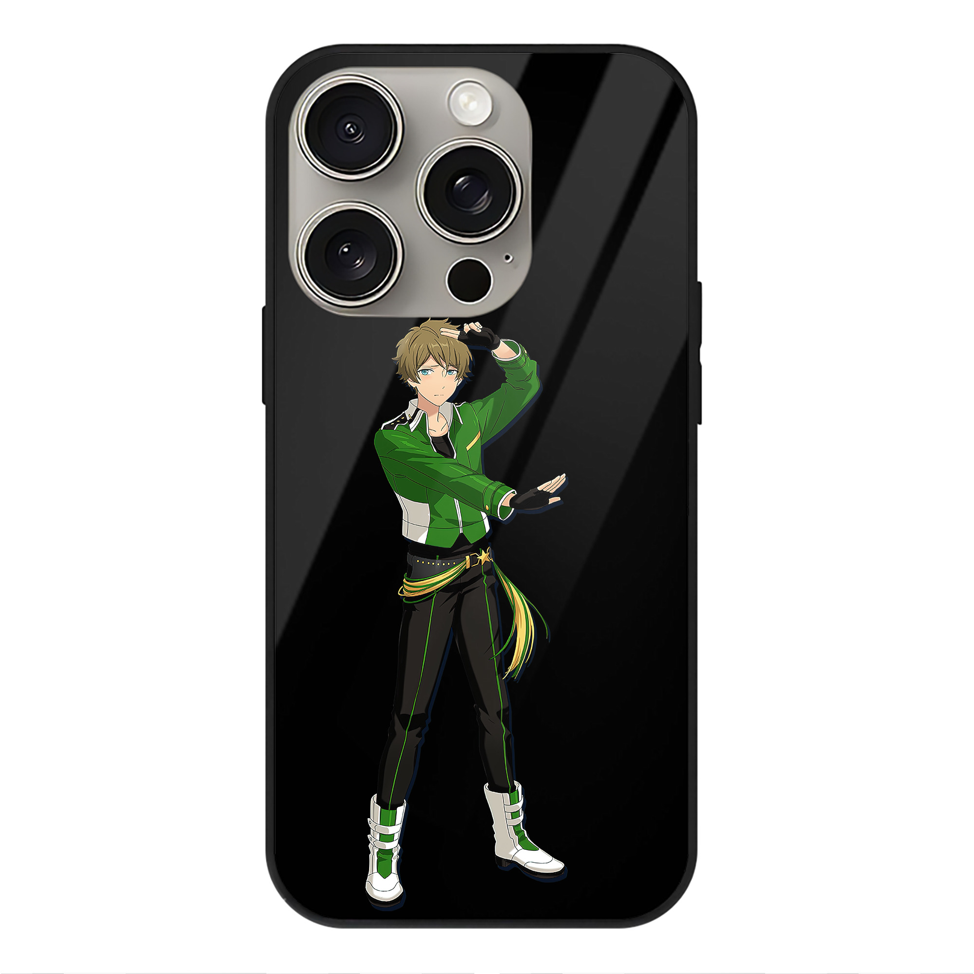 （画像用） あんさんぶるスターズ! Ensemble Stars 【iPhone15Pro対応】スマホケース 耐衝撃＆黄変防止 背面ガラス