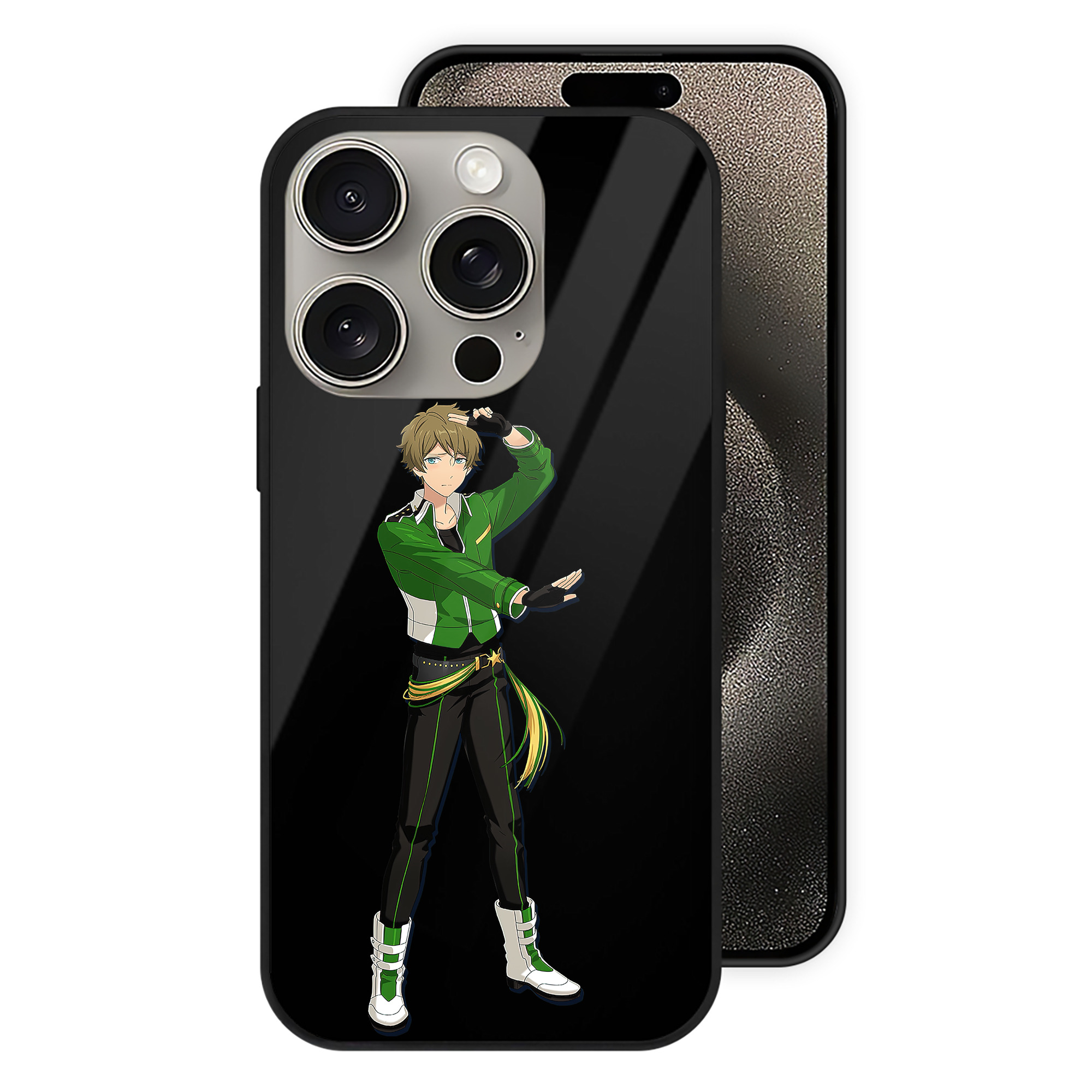 （画像用） あんさんぶるスターズ! Ensemble Stars 【iPhone15Pro対応】スマホケース 耐衝撃＆黄変防止 背面ガラス