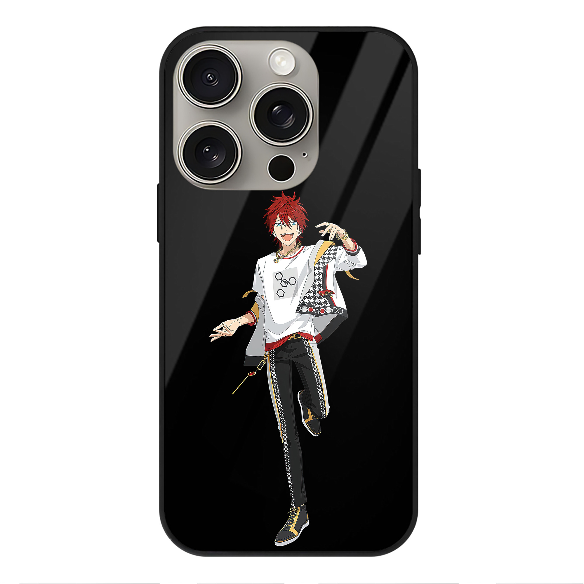 （画像用） あんさんぶるスターズ! Ensemble Stars 【iPhone15Pro対応】スマホケース 耐衝撃＆黄変防止 背面ガラス