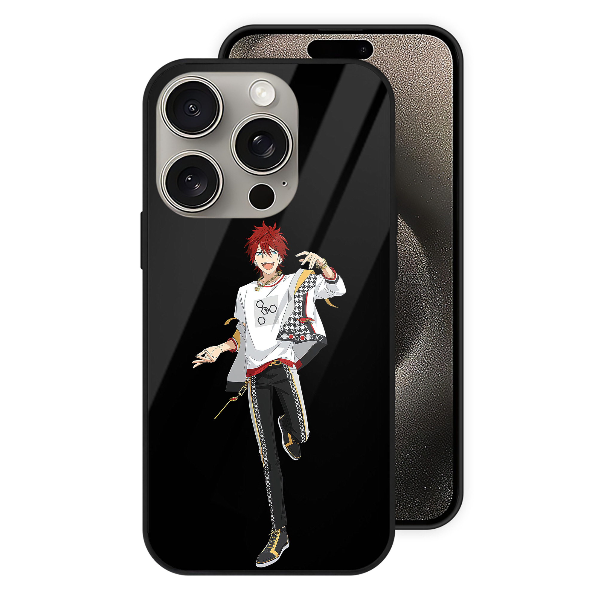 （画像用） あんさんぶるスターズ! Ensemble Stars 【iPhone15Pro対応】スマホケース 耐衝撃＆黄変防止 背面ガラス