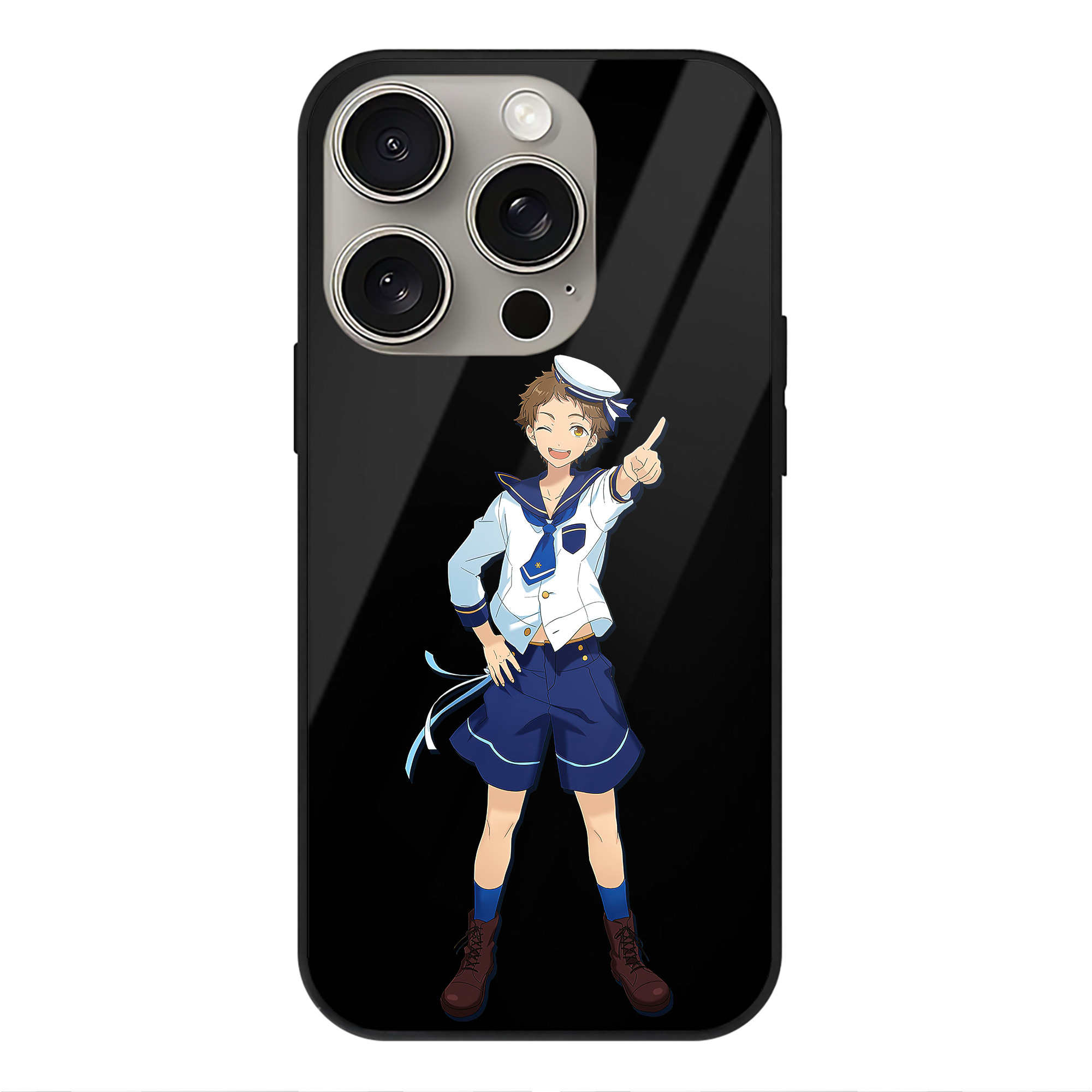 （画像用） あんさんぶるスターズ! Ensemble Stars 【iPhone15Pro対応】スマホケース 耐衝撃＆黄変防止 背面ガラス