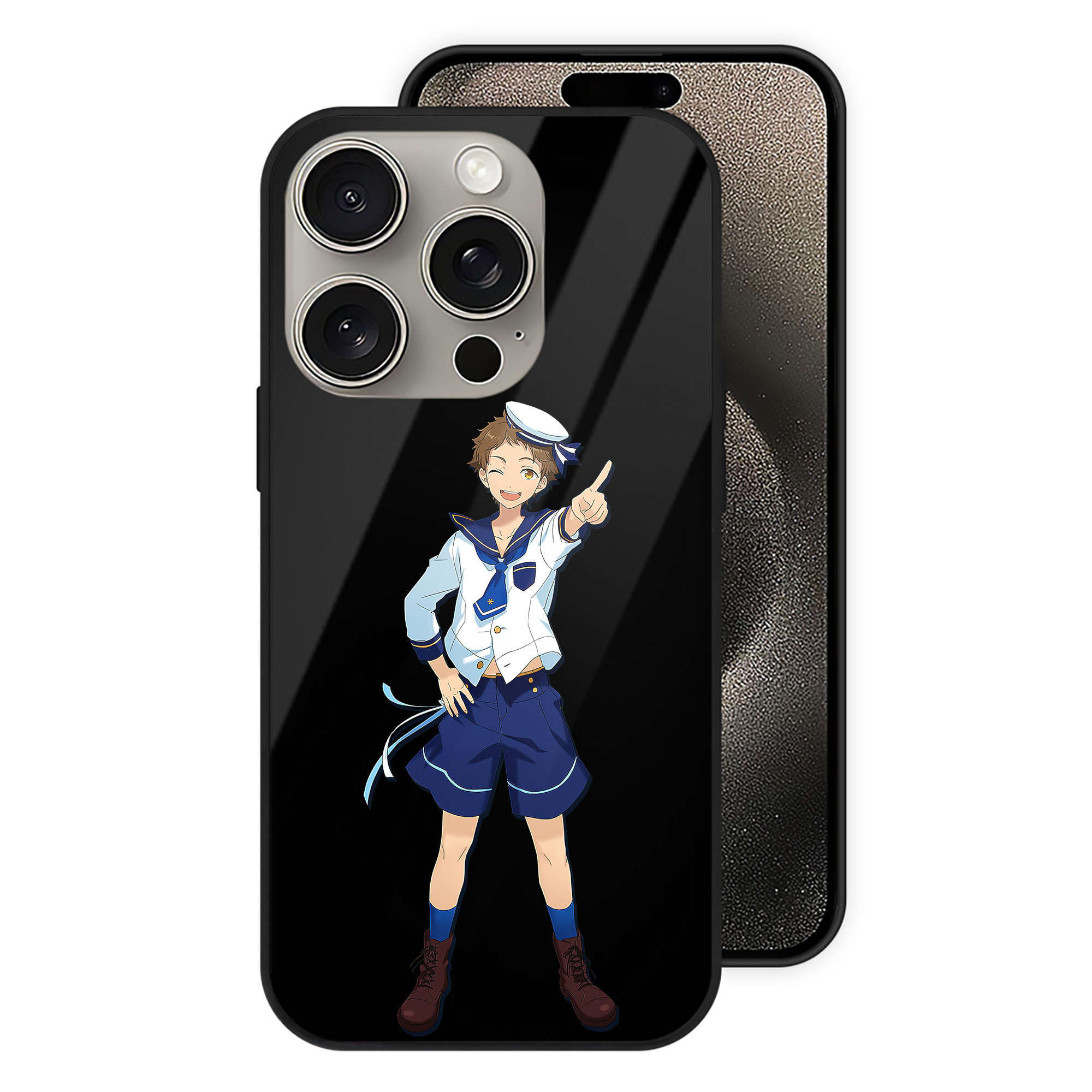 （画像用） あんさんぶるスターズ! Ensemble Stars 【iPhone15Pro対応】スマホケース 耐衝撃＆黄変防止 背面ガラス