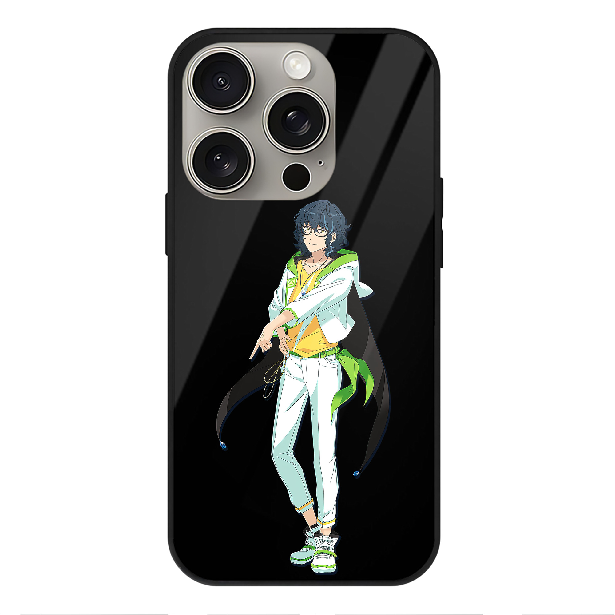 （画像用） あんさんぶるスターズ! Ensemble Stars 【iPhone15Pro対応】スマホケース 耐衝撃＆黄変防止 背面ガラス