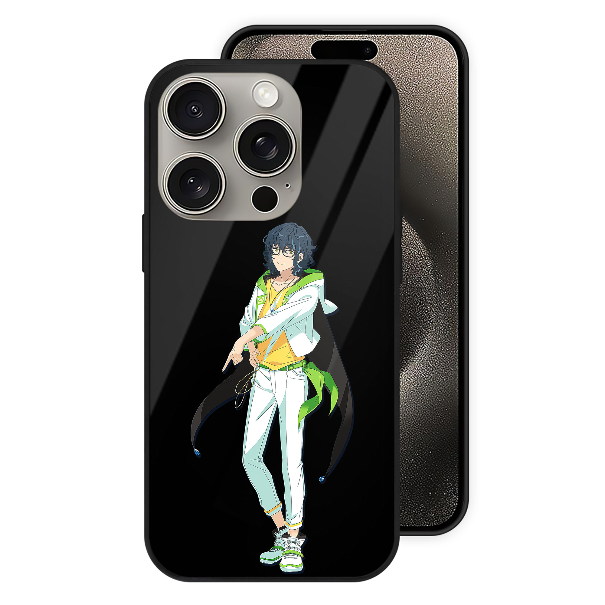 （画像用） あんさんぶるスターズ! Ensemble Stars 【iPhone15Pro対応】スマホケース 耐衝撃＆黄変防止 背面ガラス