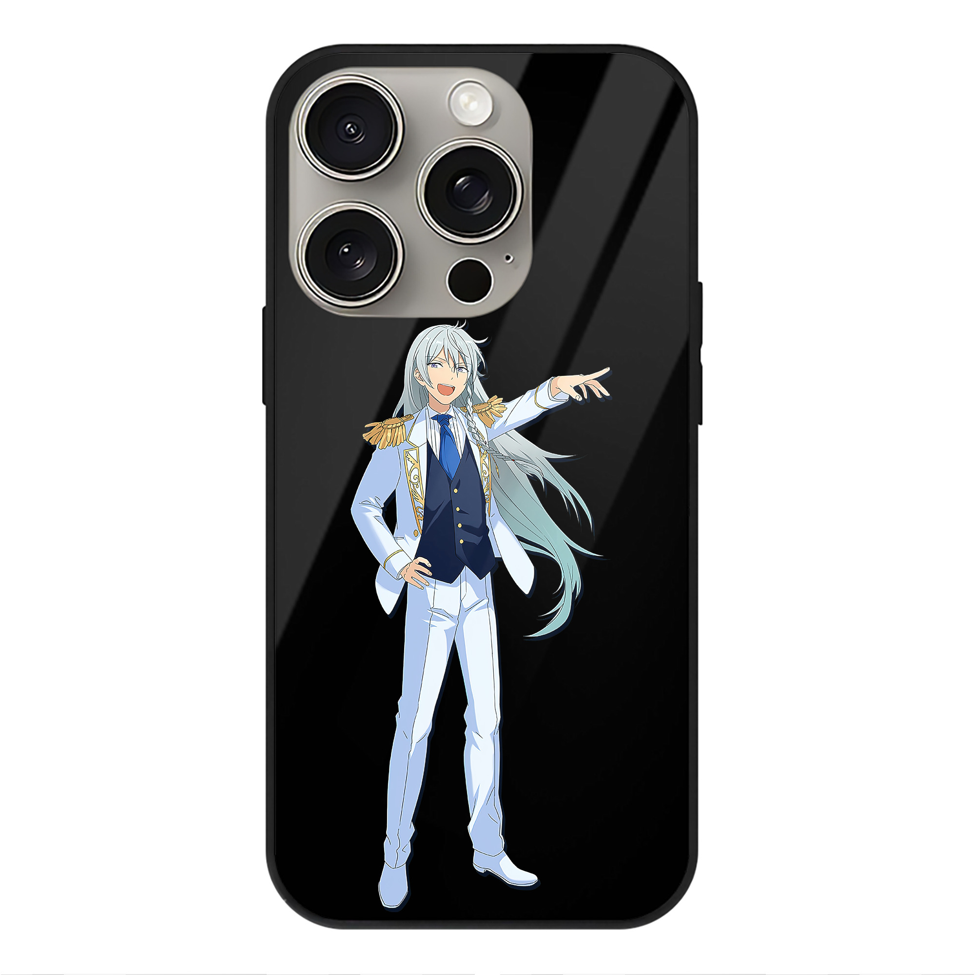 （画像用） あんさんぶるスターズ! Ensemble Stars 【iPhone15Pro対応】スマホケース 耐衝撃＆黄変防止 背面ガラス