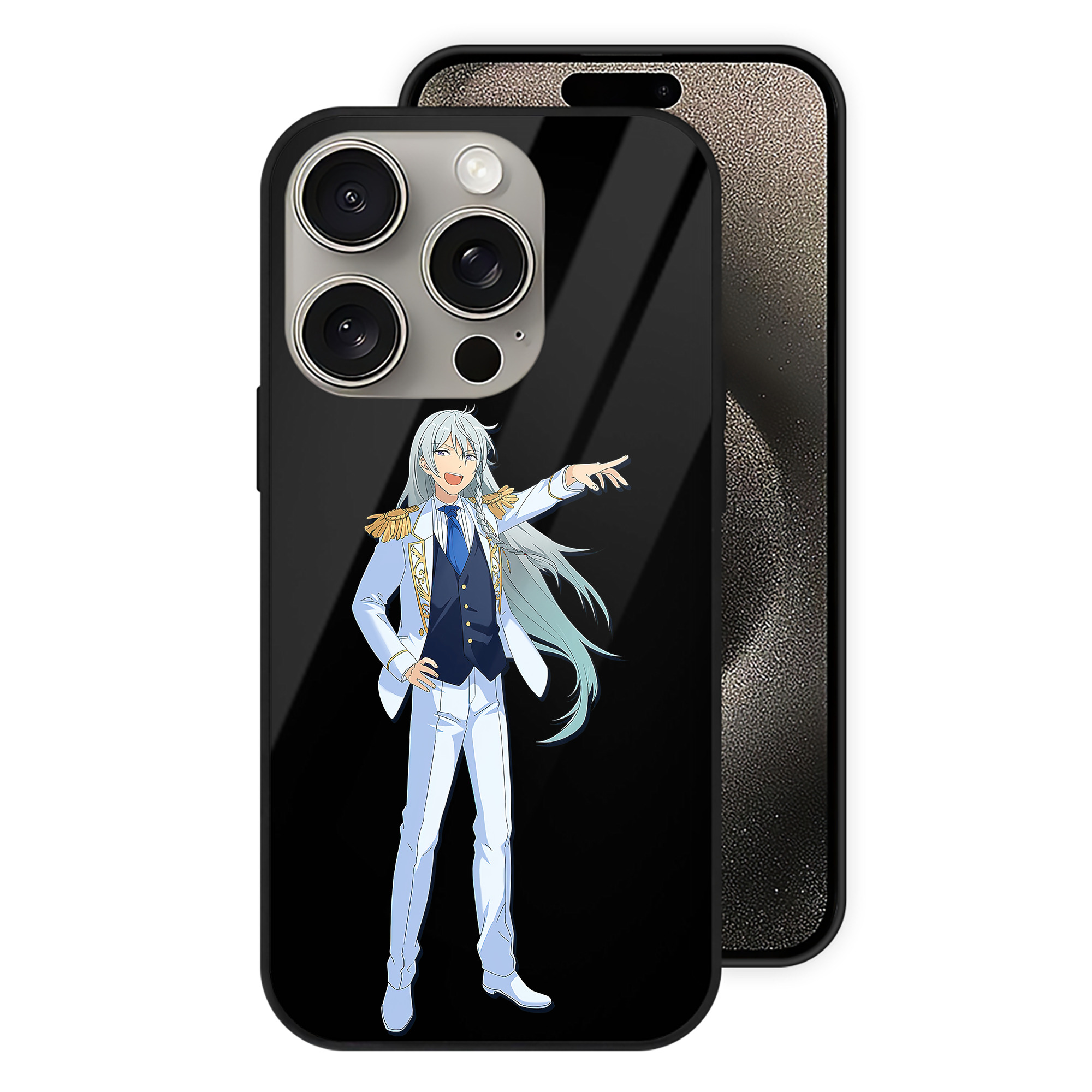 （画像用） あんさんぶるスターズ! Ensemble Stars 【iPhone15Pro対応】スマホケース 耐衝撃＆黄変防止 背面ガラス