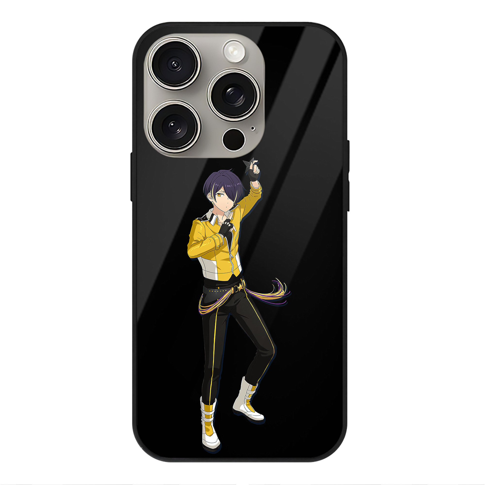 （画像用） あんさんぶるスターズ! Ensemble Stars 【iPhone15Pro対応】スマホケース 耐衝撃＆黄変防止 背面ガラス