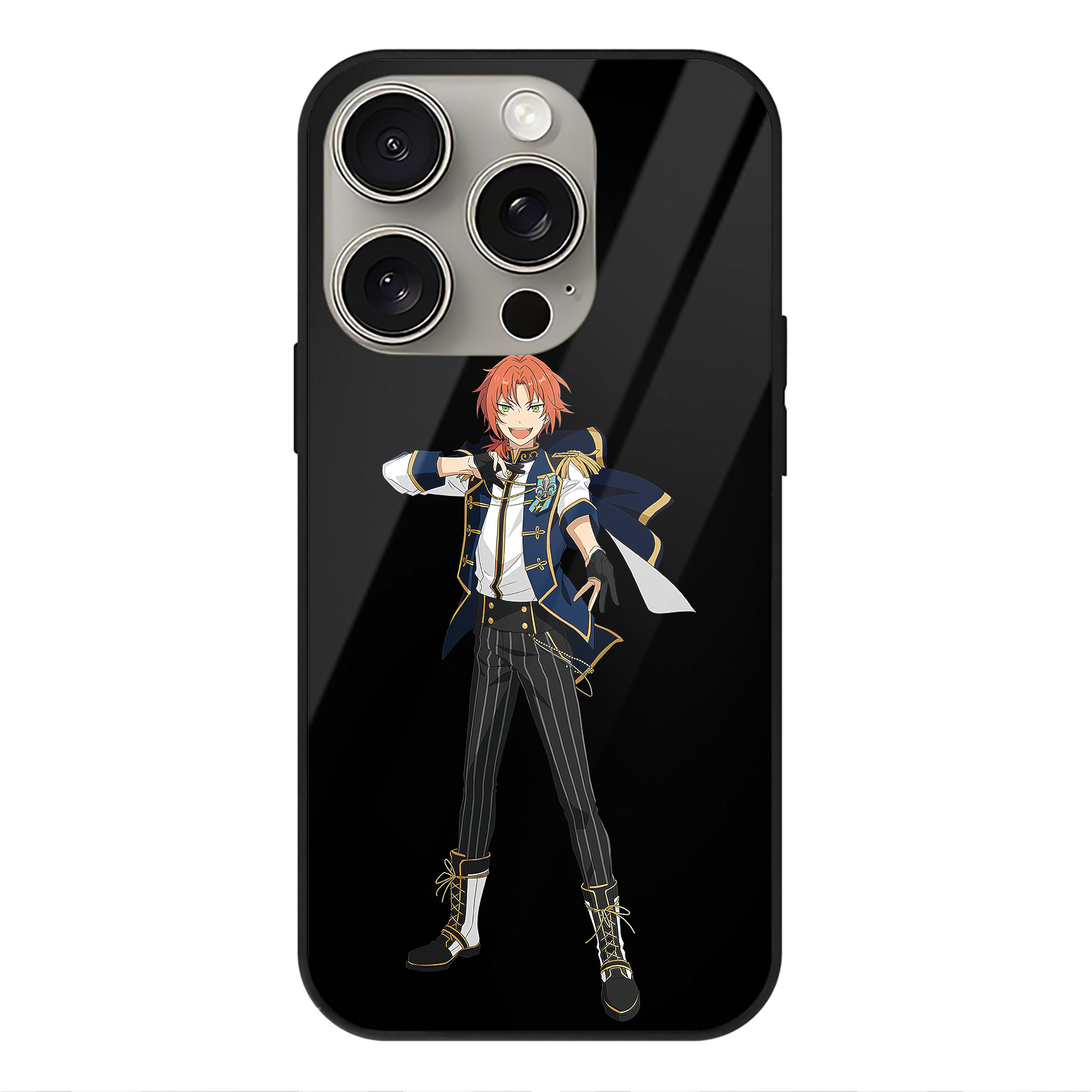 （画像用） あんさんぶるスターズ! Ensemble Stars 【iPhone15Pro対応】スマホケース 耐衝撃＆黄変防止 背面ガラス