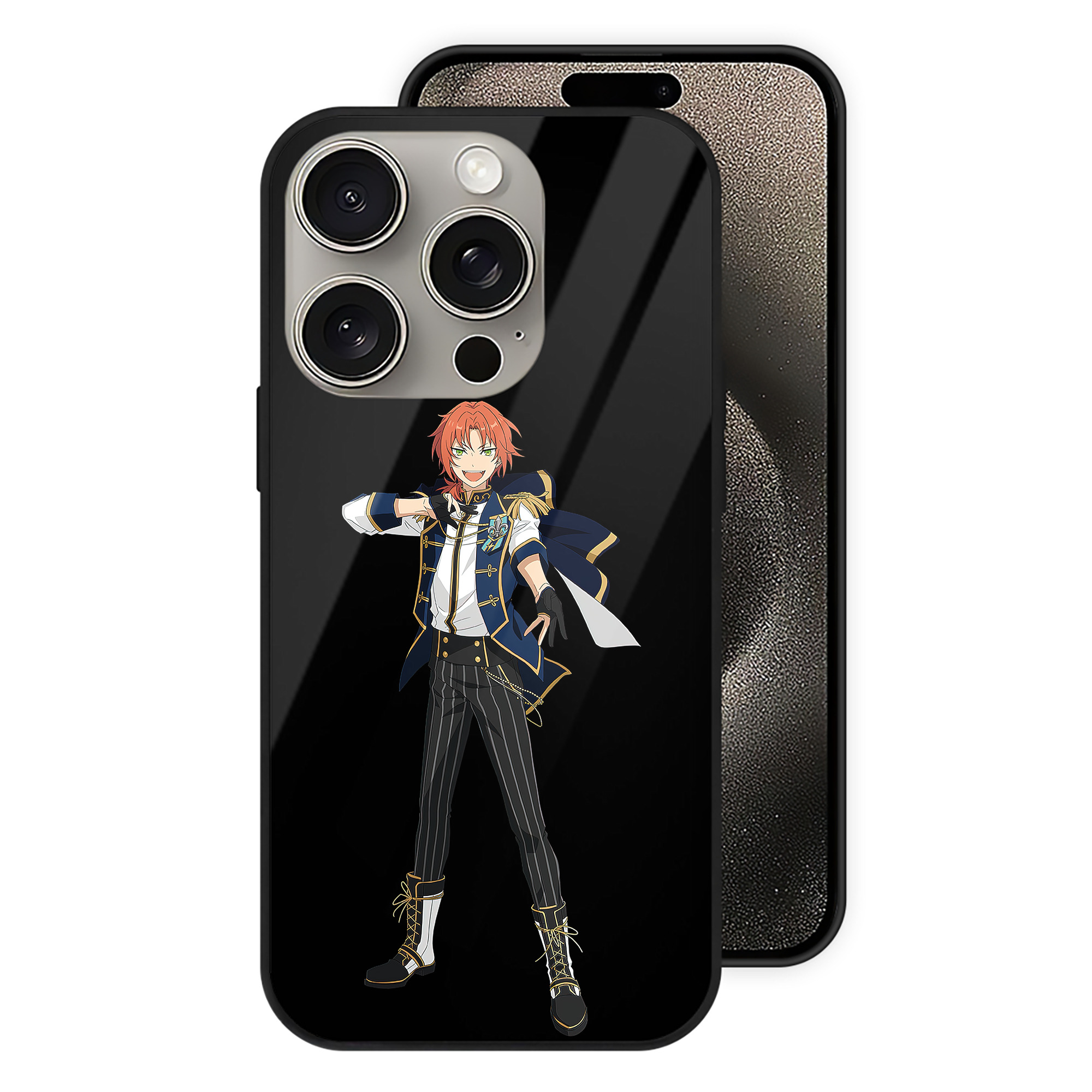 （画像用） あんさんぶるスターズ! Ensemble Stars 【iPhone15Pro対応】スマホケース 耐衝撃＆黄変防止 背面ガラス