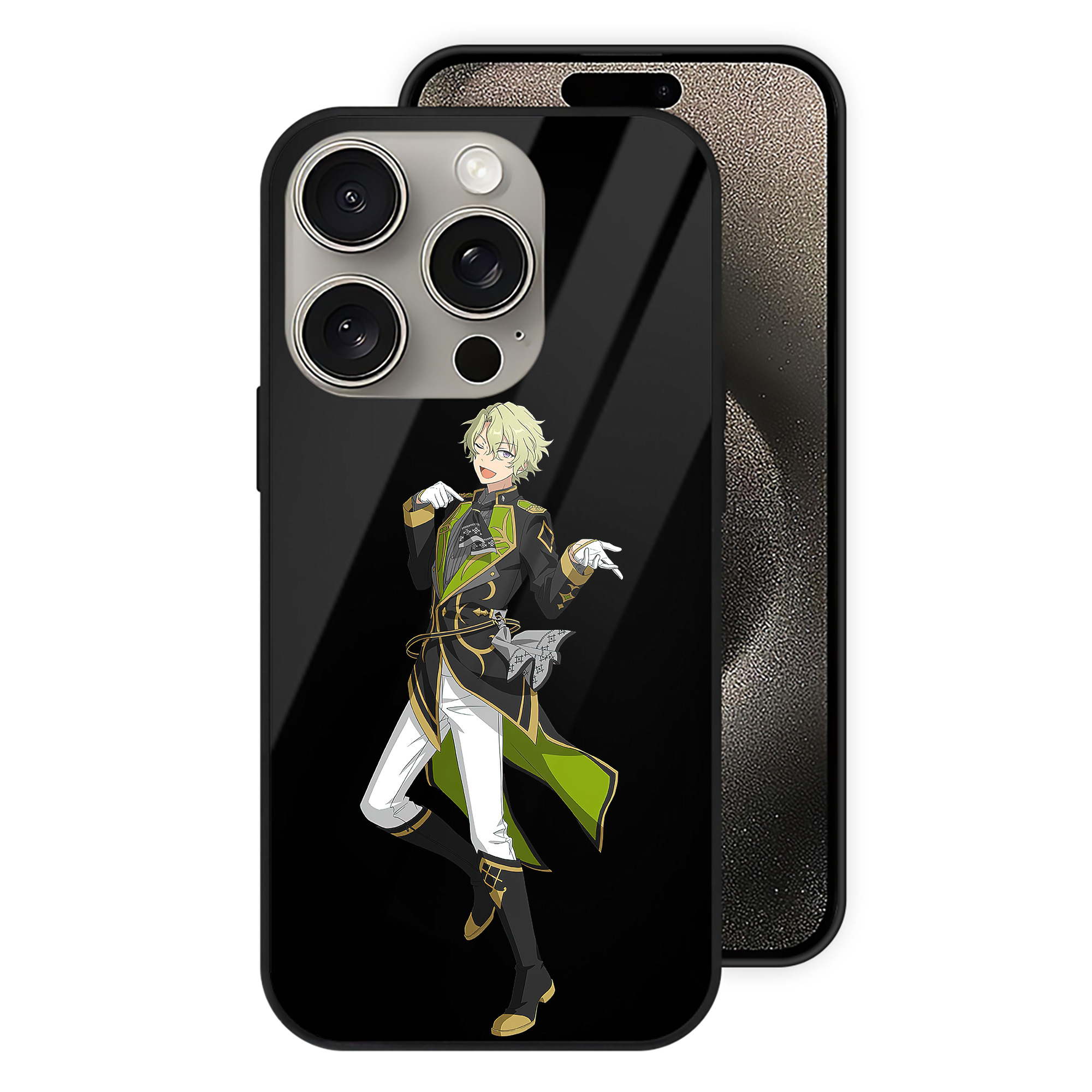 （画像用） あんさんぶるスターズ! Ensemble Stars 【iPhone15Pro対応】スマホケース 耐衝撃＆黄変防止 背面ガラス